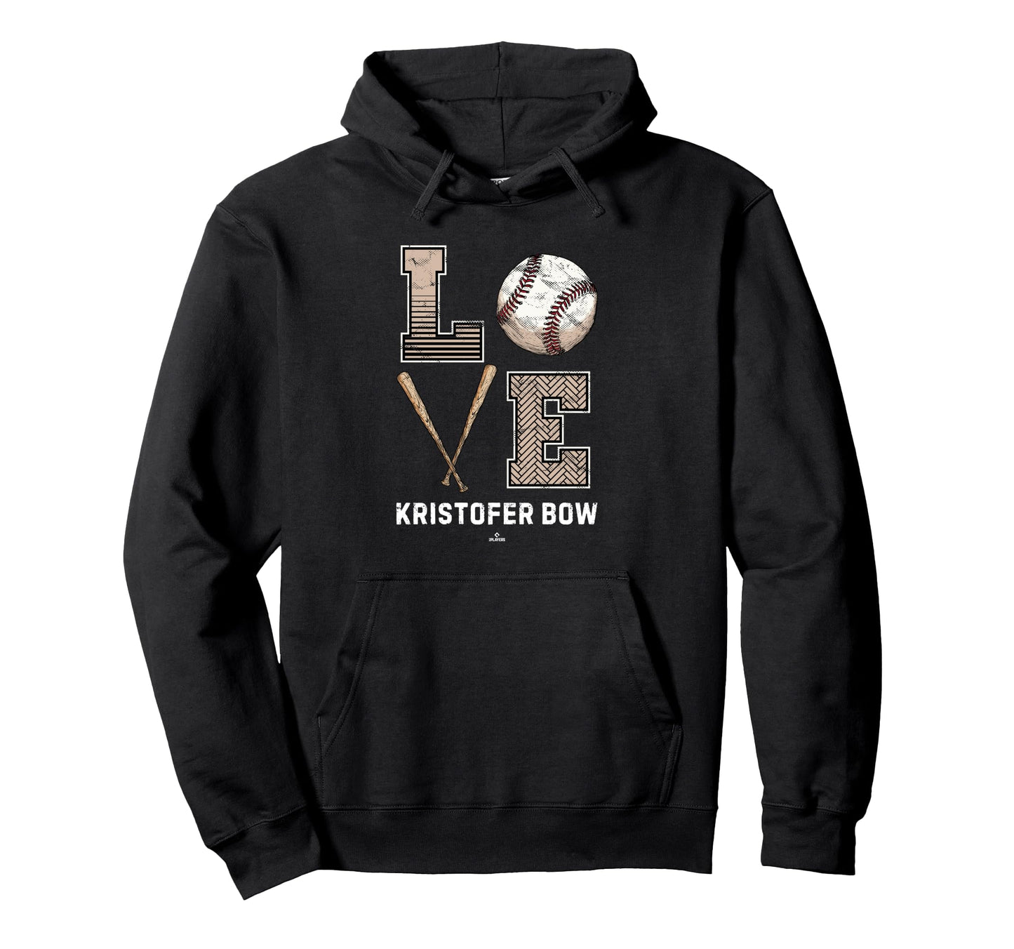 Baseball Love Kristofer Bow Prospect Hoodie - Aesthetic Graphic Men Women - T-Shirt, Sweatshirt, Hoodie