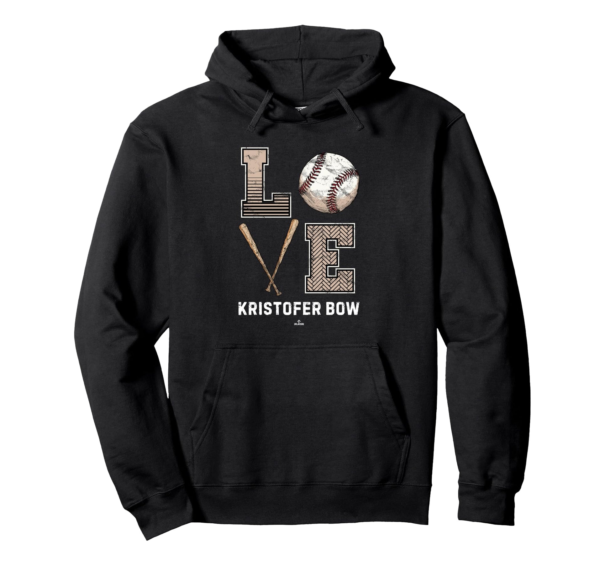 Baseball Love Kristofer Bow Prospect Hoodie - Aesthetic Graphic Men Women - T-Shirt, Sweatshirt, Hoodie