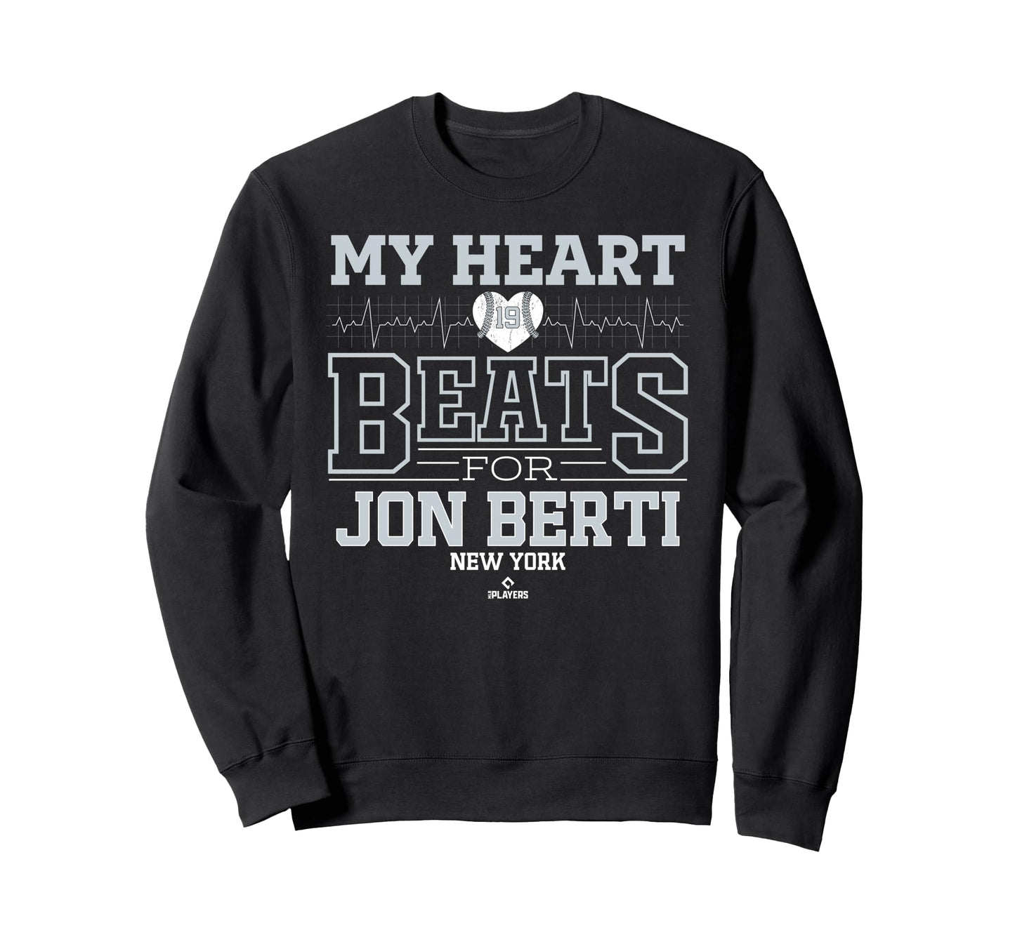 My Heart Beats Jon Berti New York Sweatshirt - Aesthetic Graphic Unisex - T-Shirt, Sweatshirt, Hoodie