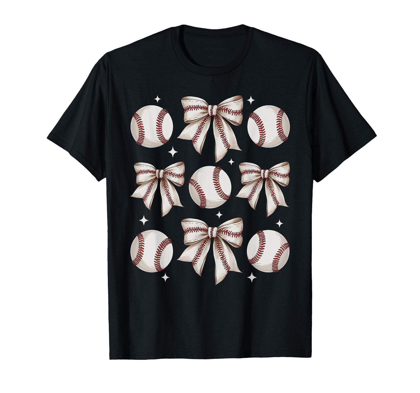Baseball Coquette Bow Baseball Mom T-Shirt - Unique Graphic for Adults - T-Shirt, Sweatshirt, Hoodie