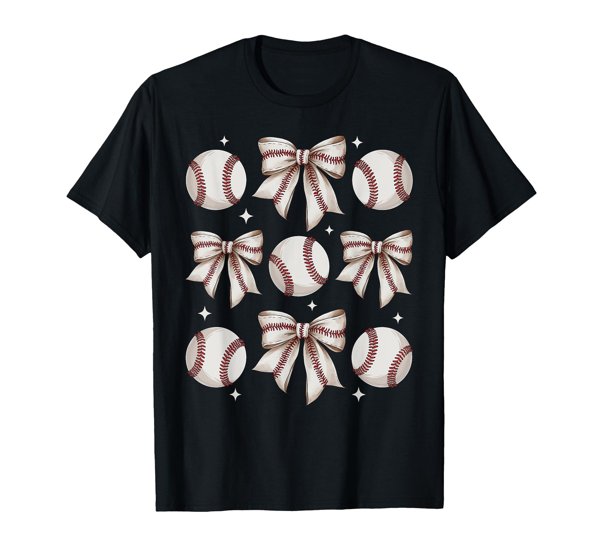 Baseball Coquette Bow Baseball Mom T-Shirt - Unique Graphic for Adults - T-Shirt, Sweatshirt, Hoodie