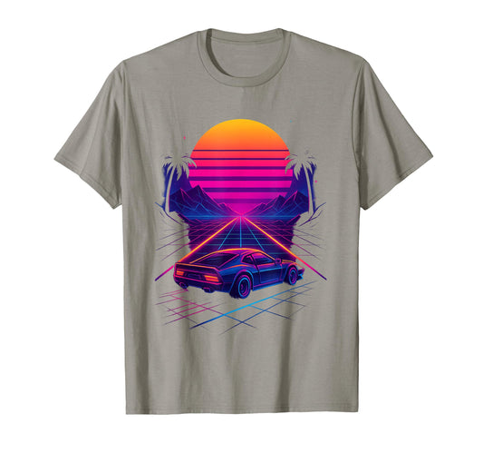 80S Synthwave T-Shirt - Streetwear Style Men Women - T-Shirt, Sweatshirt, Hoodie