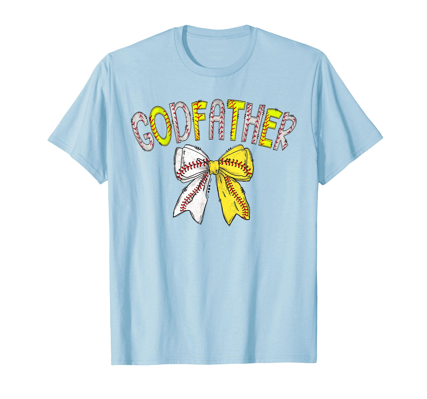 Godfather Both Half Baseball Softball T-Shirt - Custom Art Print Unisex - T-Shirt, Sweatshirt, Hoodie