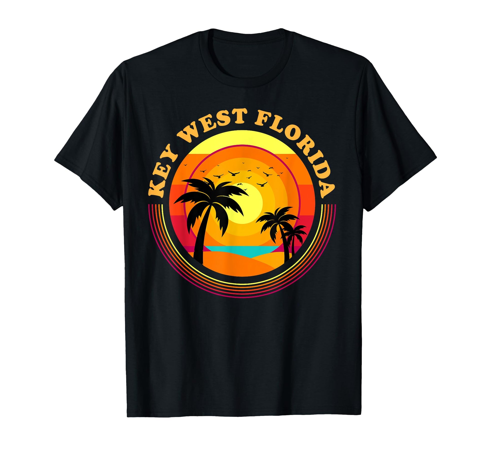 Key West Florida Vacation Sunset Key T-Shirt - Fun Novelty Design Unisex - T-Shirt, Sweatshirt, Hoodie