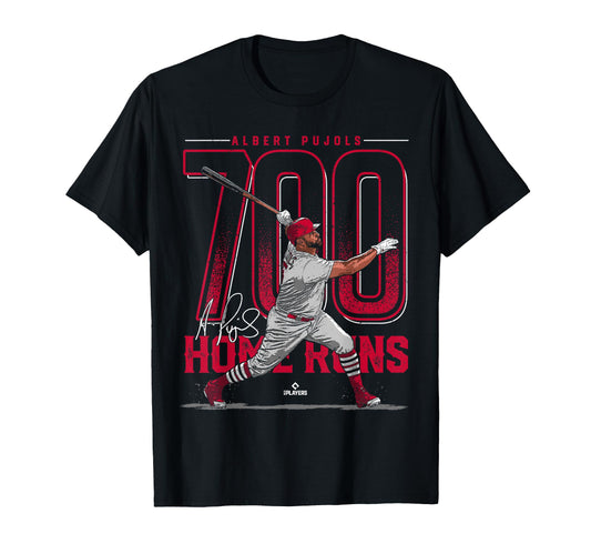 Albert Pujols 700 Home Runs Albert Pujols T-Shirt - Novelty Apparel Unisex - T-Shirt, Sweatshirt, Hoodie
