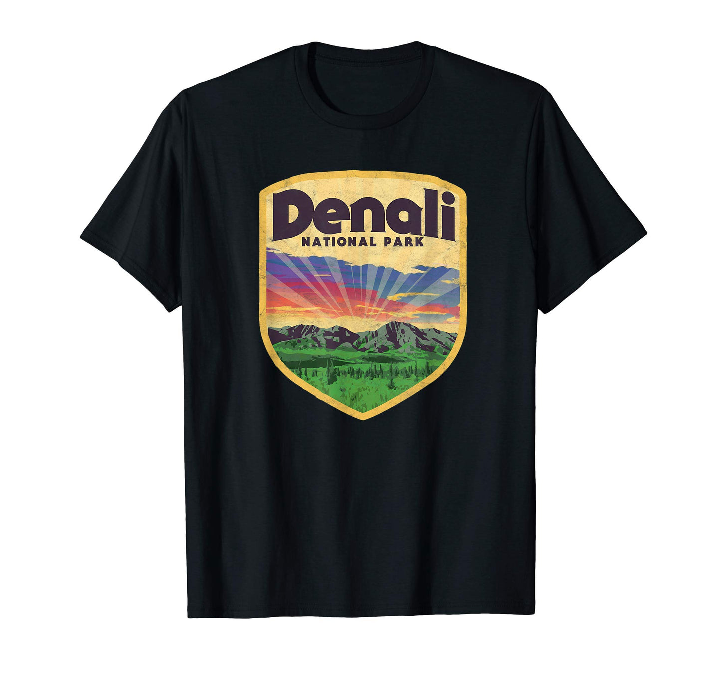 Denali National Park Alaska 80S T-Shirt - Streetwear Style Unisex - T-Shirt, Sweatshirt, Hoodie