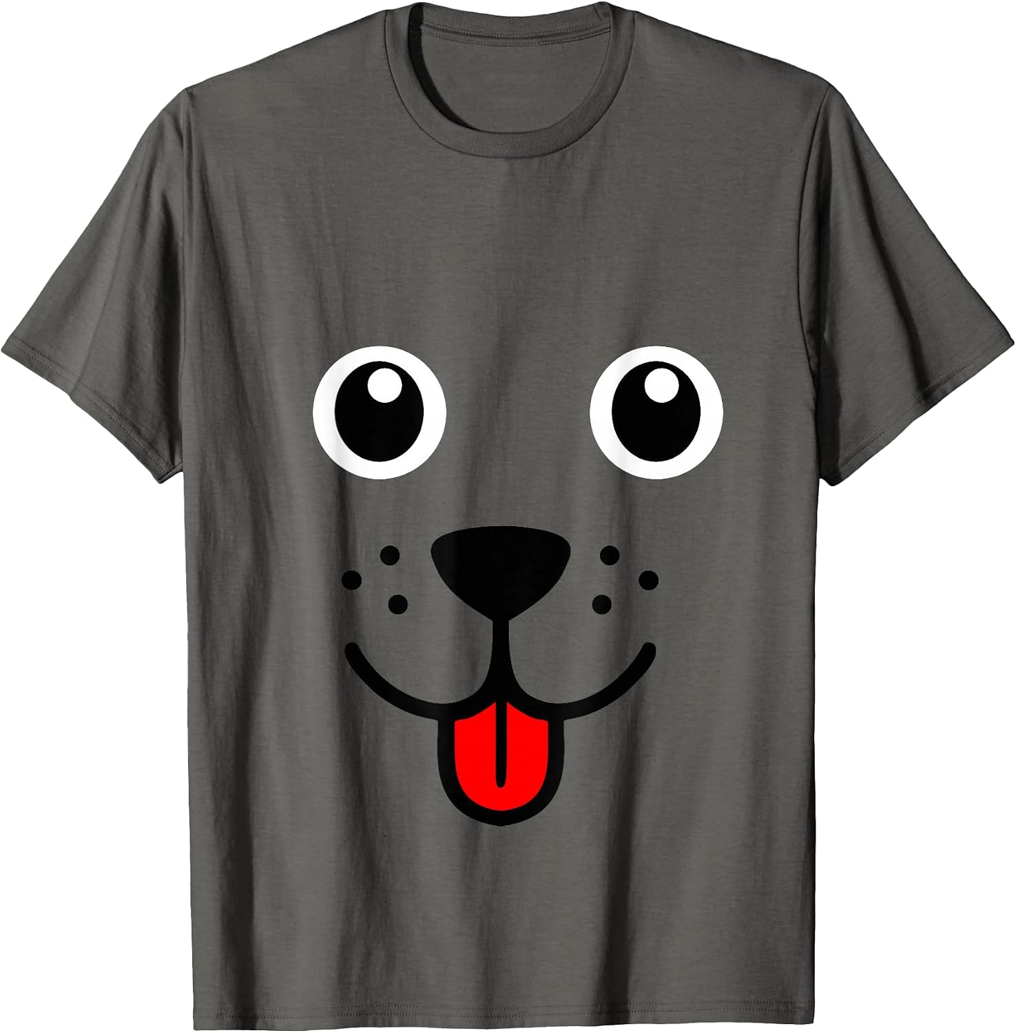 Funny Animal Puppy Dog Happy Emoticon Faces - Adult & Kids T-Shirts, Sweatshirts & Hoodies apparel design preview 1