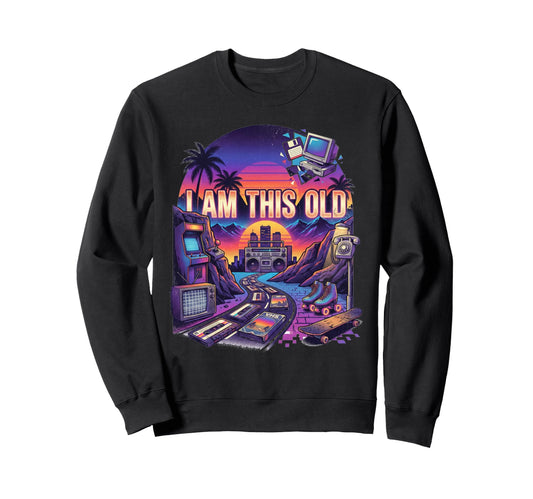 1980S Themed Party Synthwave 80S Sweatshirt - Streetwear Style Men Women - T-Shirt, Sweatshirt, Hoodie