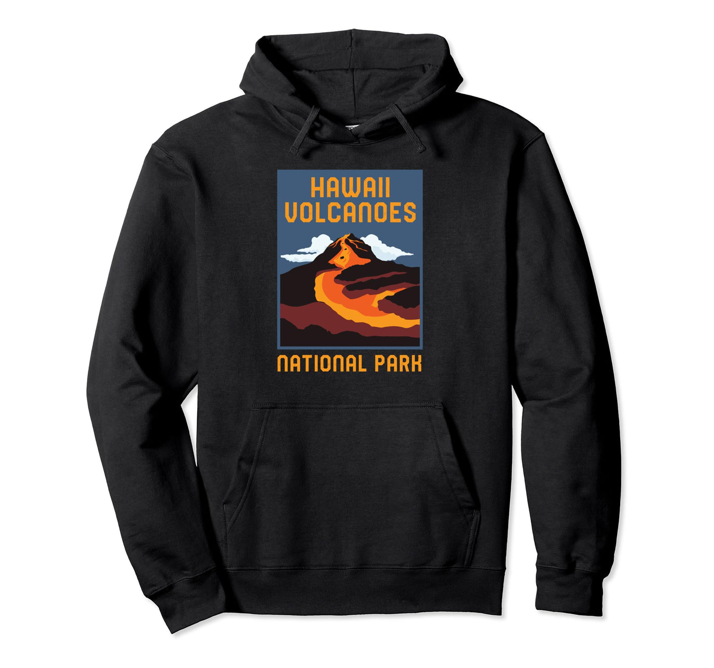 Hawaii Volcanoes National Park Big Hoodie - Aesthetic Graphic Men Women - T-Shirt, Sweatshirt, Hoodie