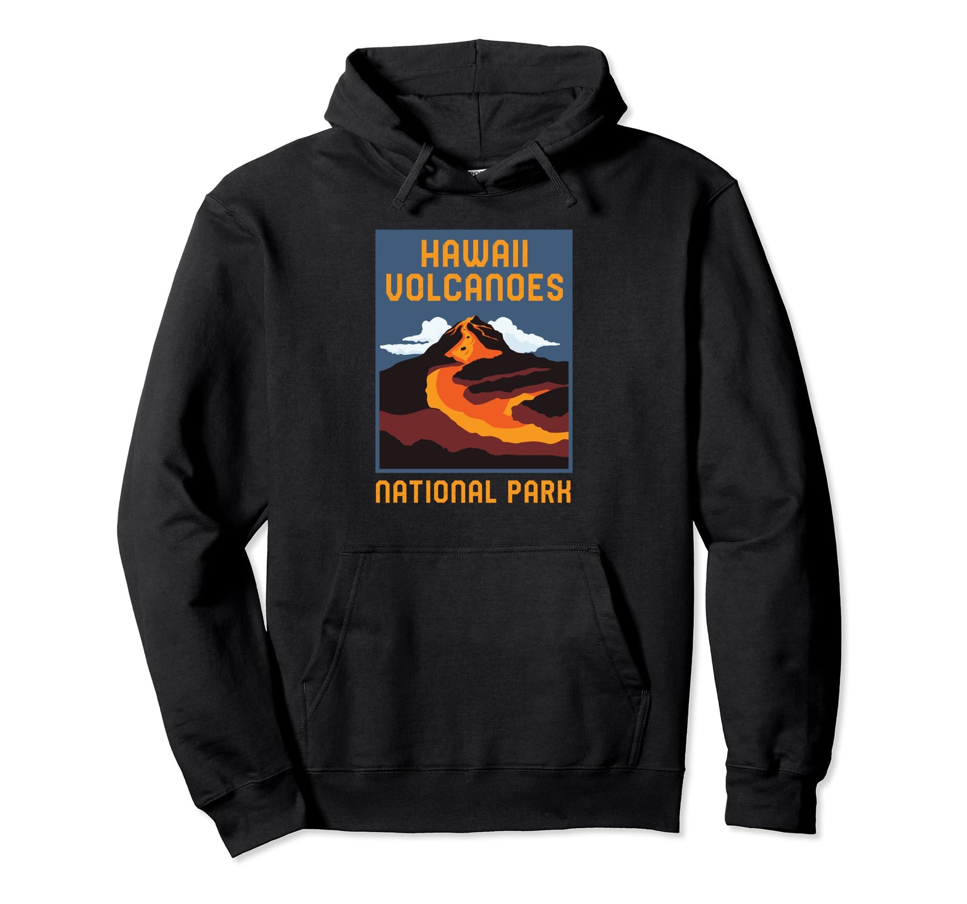 Hawaii Volcanoes National Park Big Hoodie - Aesthetic Graphic Men Women - T-Shirt, Sweatshirt, Hoodie