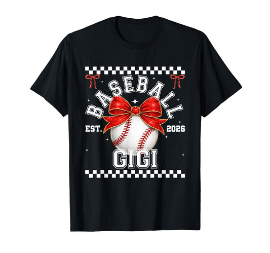 Baseball Gigi Coquette Family Matching T-Shirt - Minimalist Print Unisex - T-Shirt, Sweatshirt, Hoodie