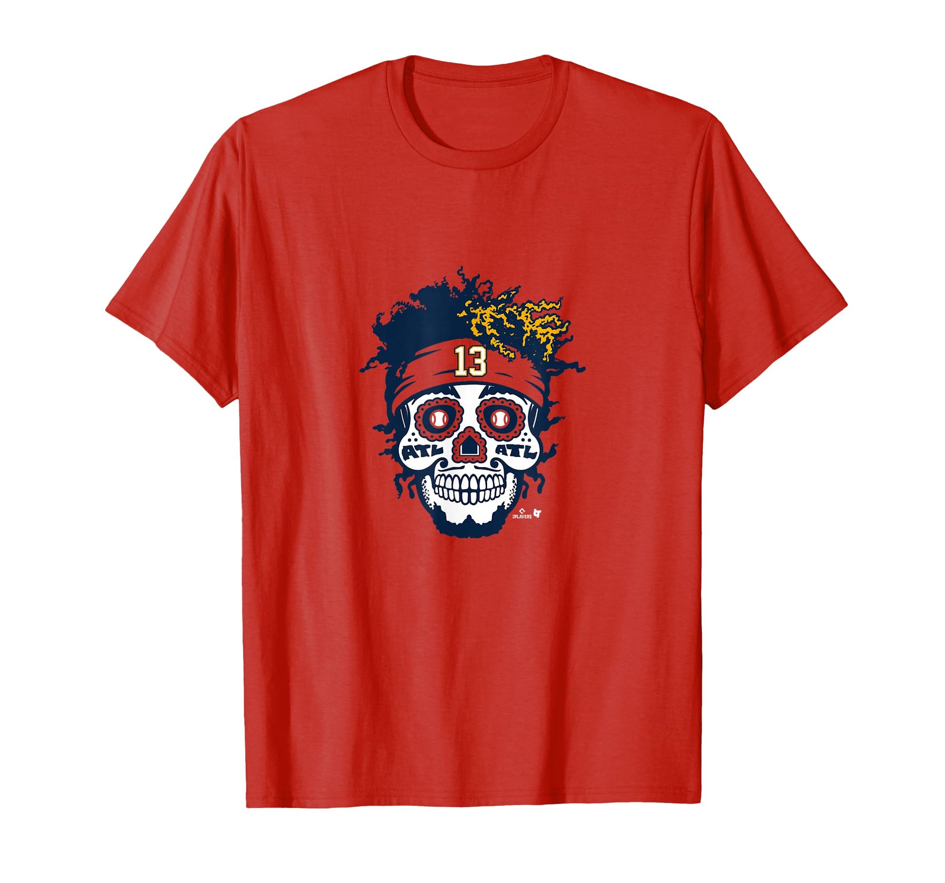 Ronald Acu Jr Sugar Skull Atlanta T-Shirt - Custom Art Print for Adults - T-Shirt, Sweatshirt, Hoodie