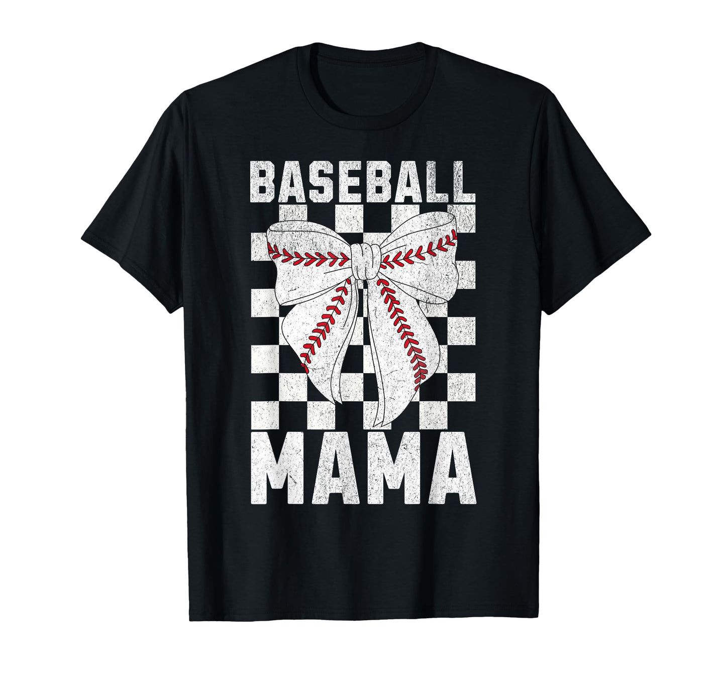 Baseball Mama Mom Coquette Bow Baseball T-Shirt - Unique Graphic Men Women - T-Shirt, Sweatshirt, Hoodie