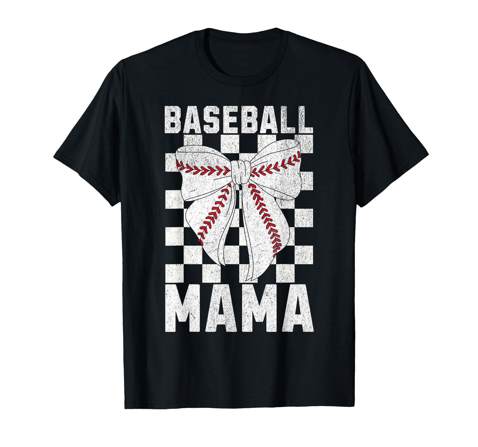 Baseball Mama Mom Coquette Bow Baseball T-Shirt - Unique Graphic Men Women - T-Shirt, Sweatshirt, Hoodie