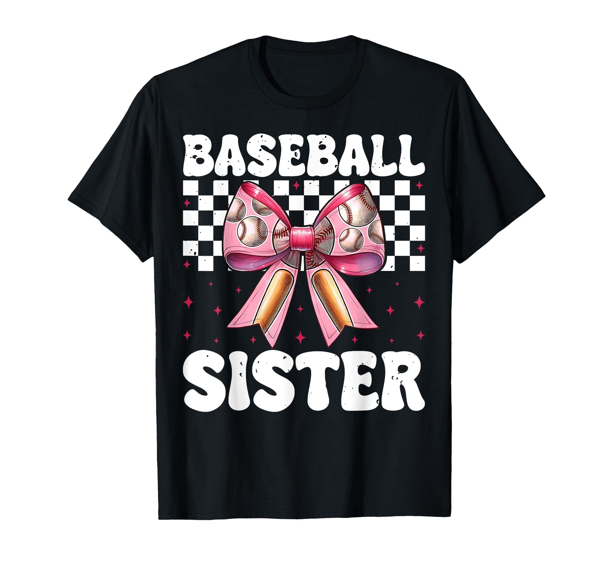 Baseball Sister Baseball Coquette T-Shirt - Fun Novelty Design for Adults - T-Shirt, Sweatshirt, Hoodie