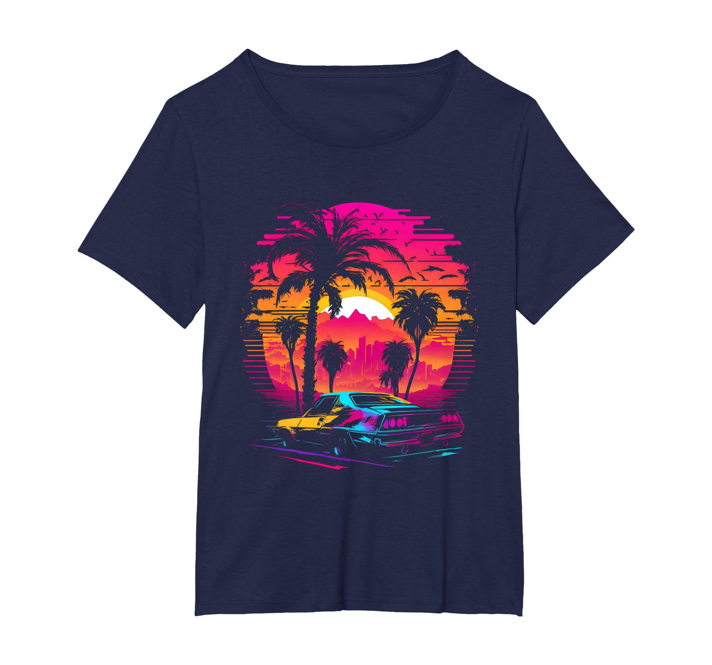 Retrowave Synthwave Aesthetic Sports T-Shirt - Aesthetic Graphic Unisex - T-Shirt, Sweatshirt, Hoodie