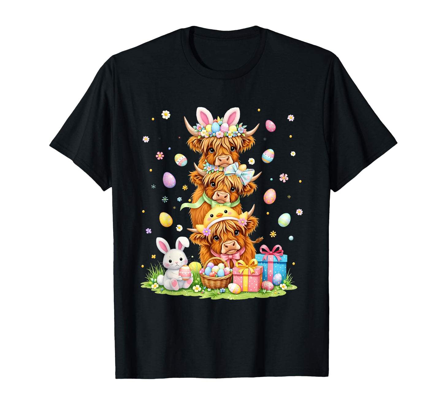 Coquette Western Highland Cow T-Shirt - Fun Novelty Design Men Women - T-Shirt, Sweatshirt, Hoodie