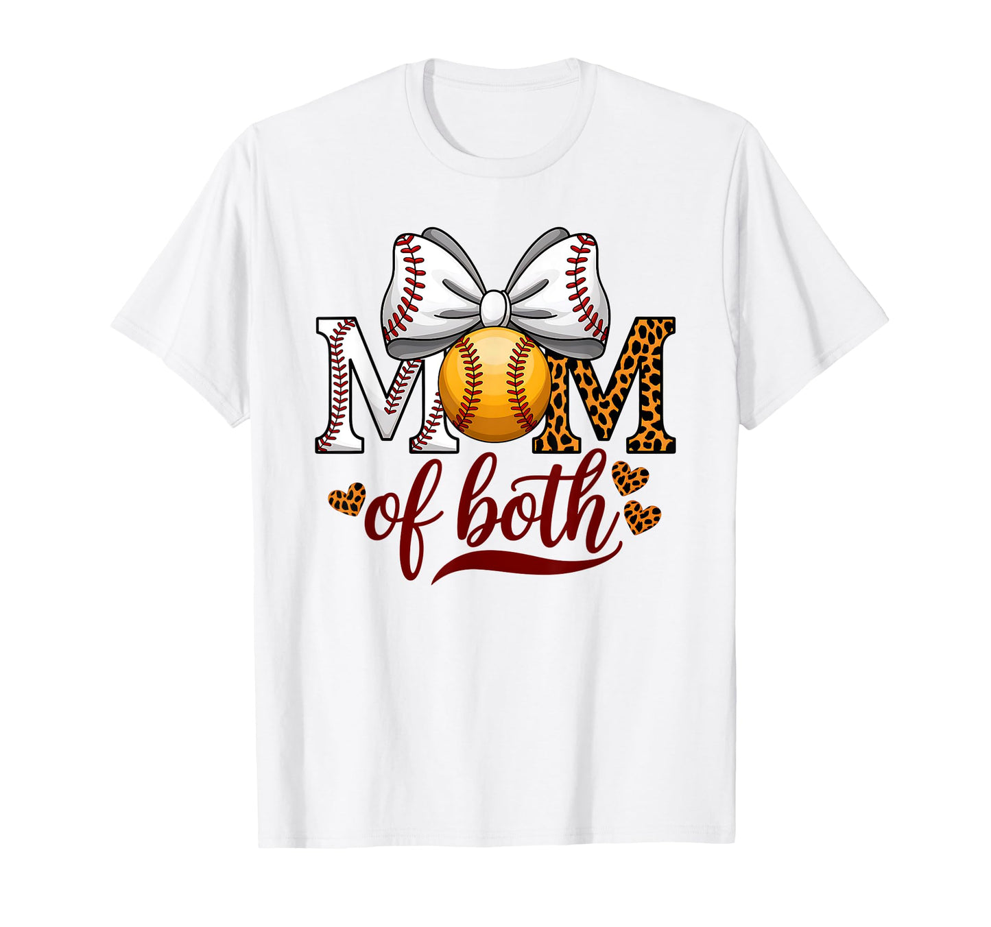 Mom Both Baseball Softball Coquette T-Shirt - Aesthetic Graphic for Adults - T-Shirt, Sweatshirt, Hoodie
