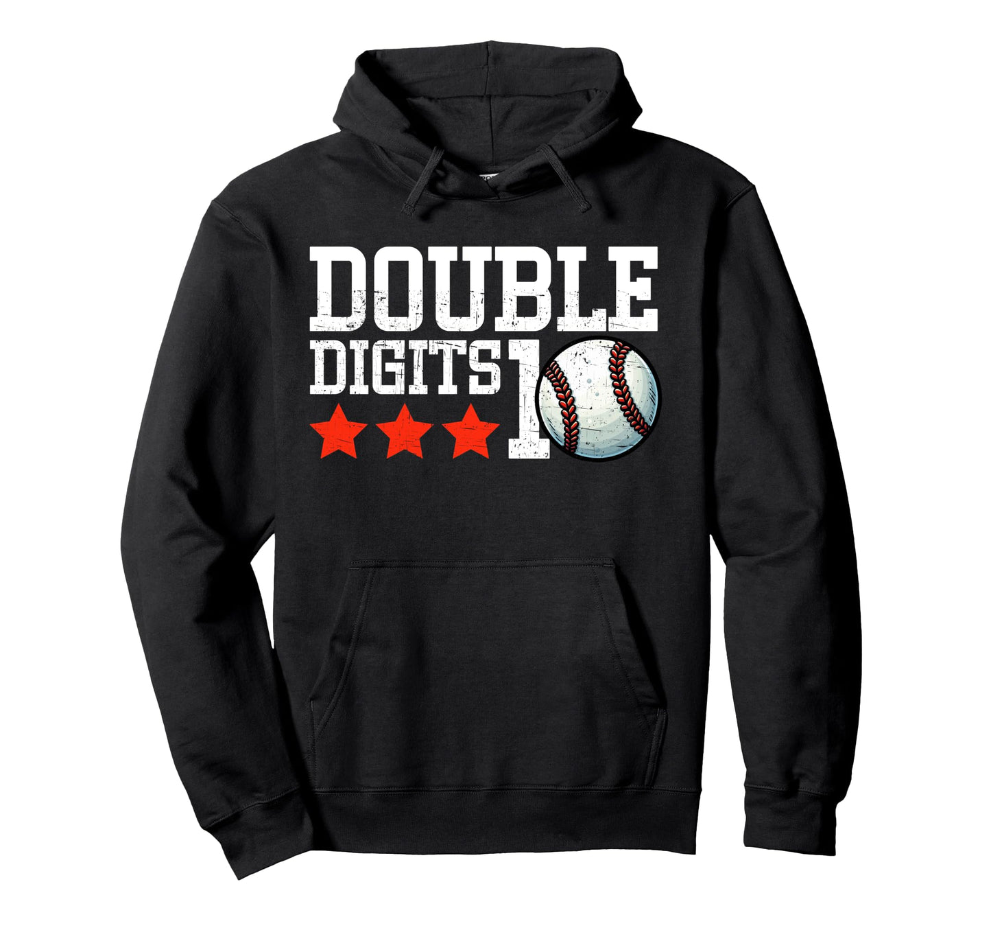 Double Digits Birthday Hoodie - Casual Everyday Wear for Adults - T-Shirt, Sweatshirt, Hoodie