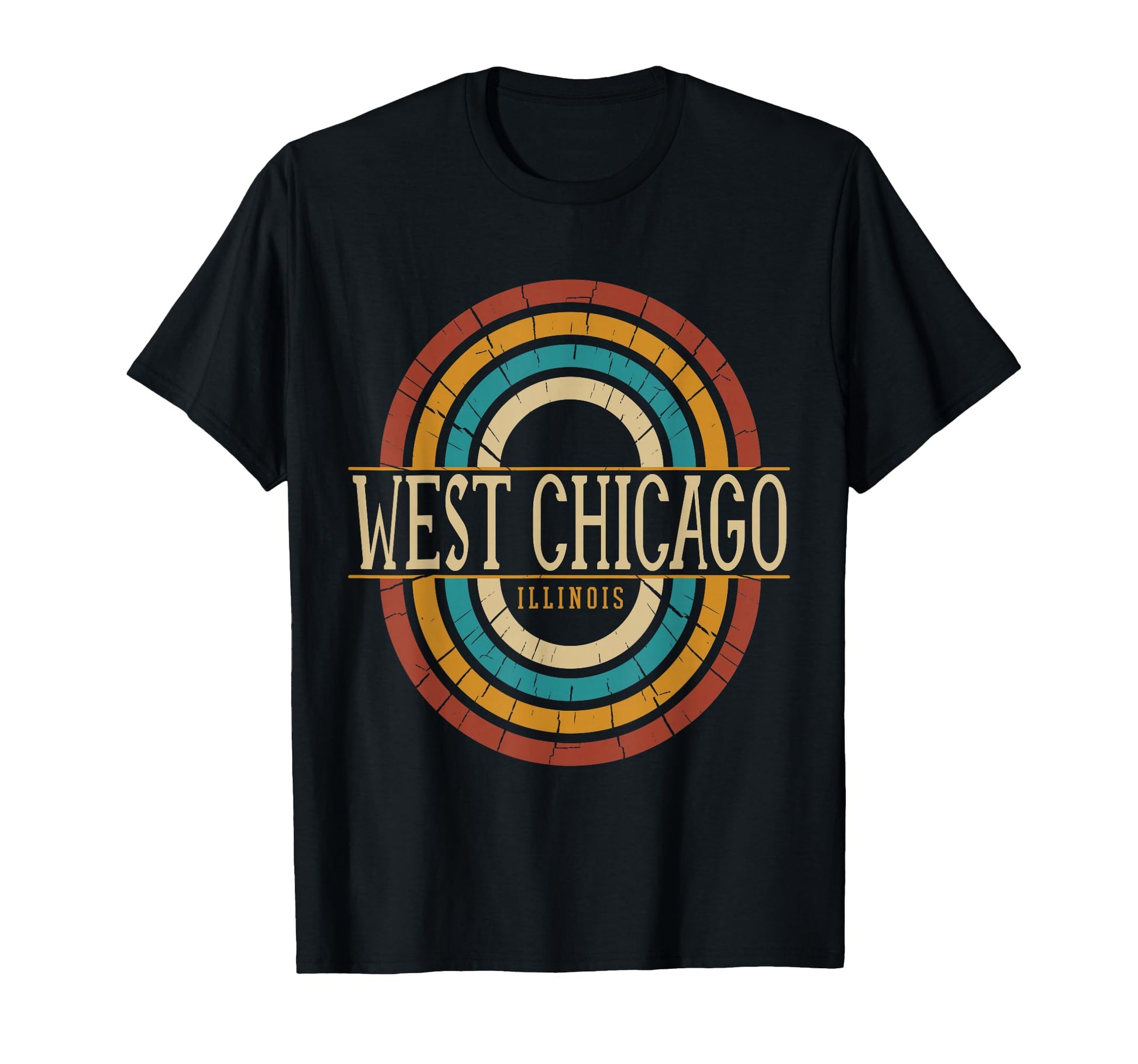 West Chicago Illinois Il Souvenirs T-Shirt - Trendy Graphic Unisex - T-Shirt, Sweatshirt, Hoodie