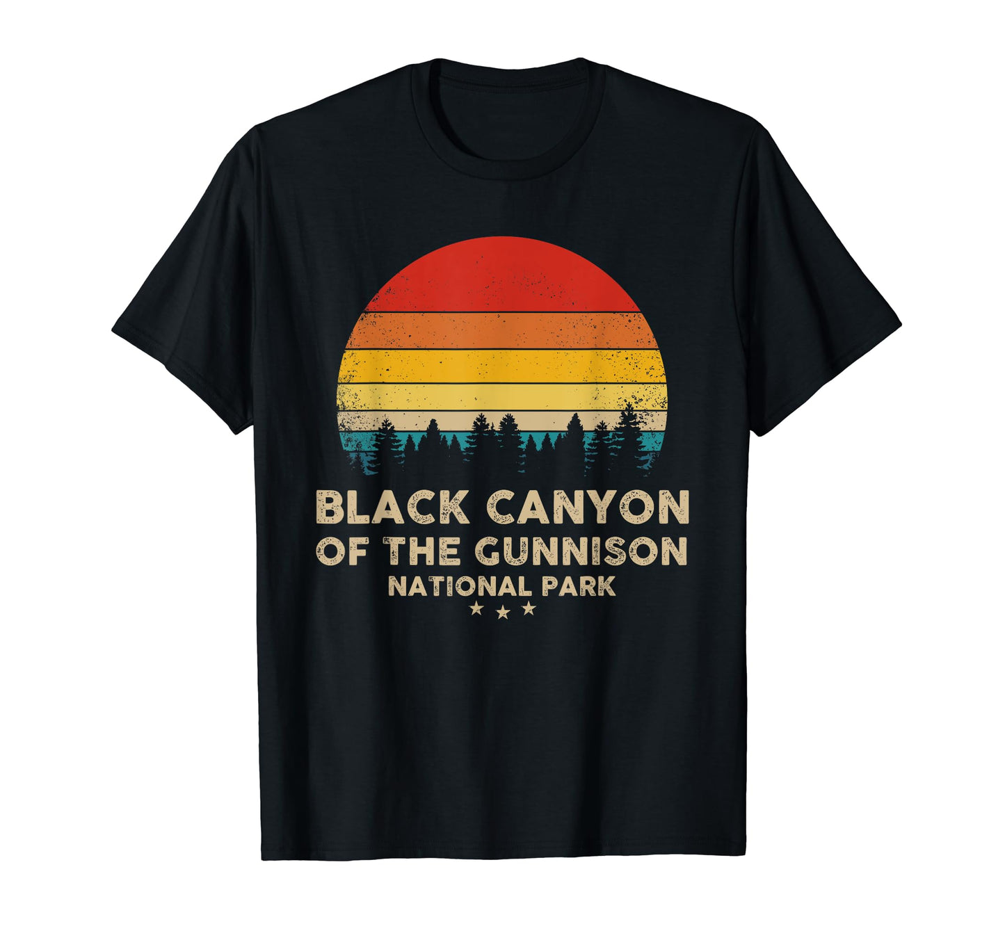 Black Canyon Gunnison National Park T-Shirt - Custom Art Print Unisex - T-Shirt, Sweatshirt, Hoodie