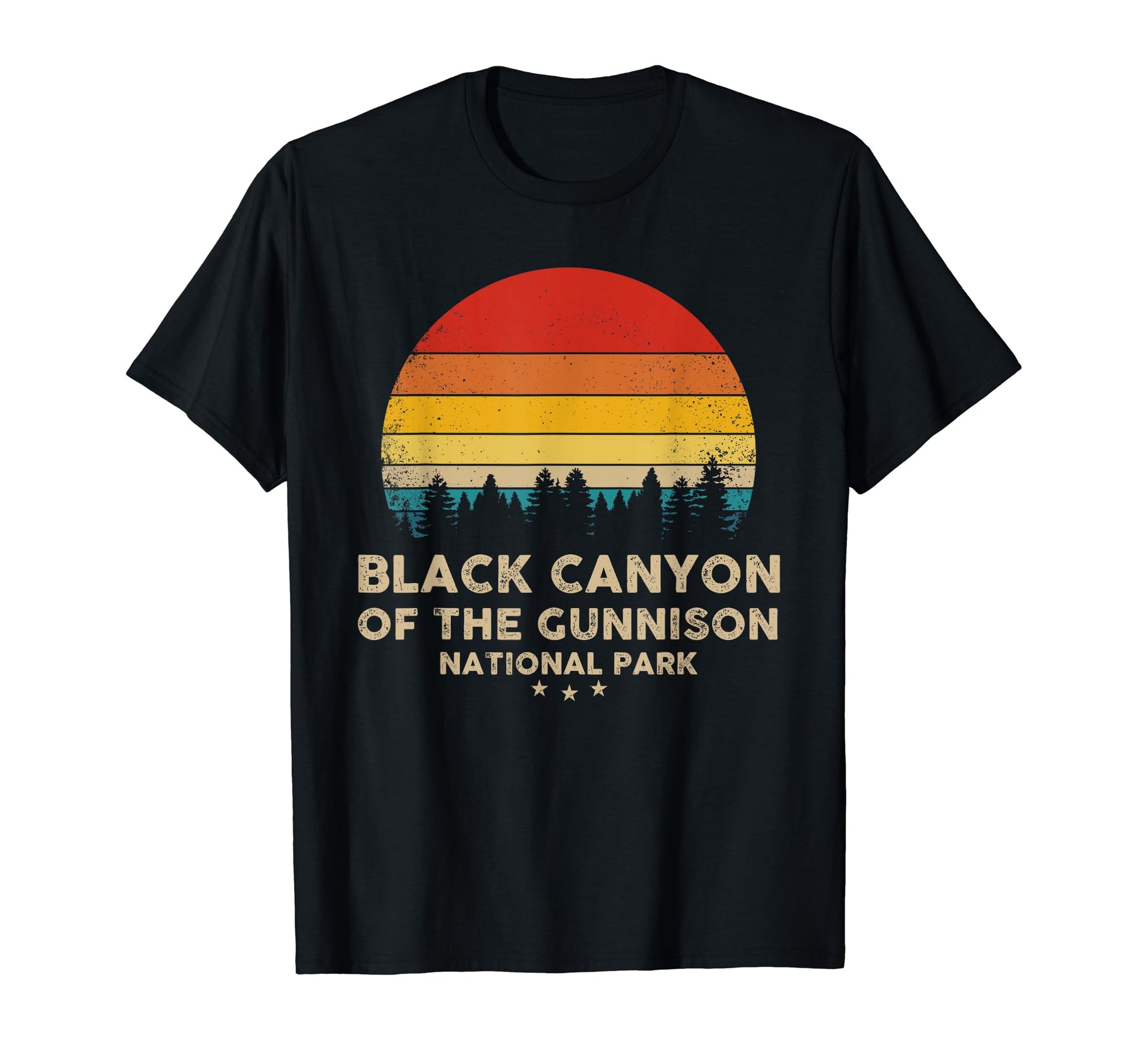 Black Canyon Gunnison National Park T-Shirt - Custom Art Print Unisex - T-Shirt, Sweatshirt, Hoodie