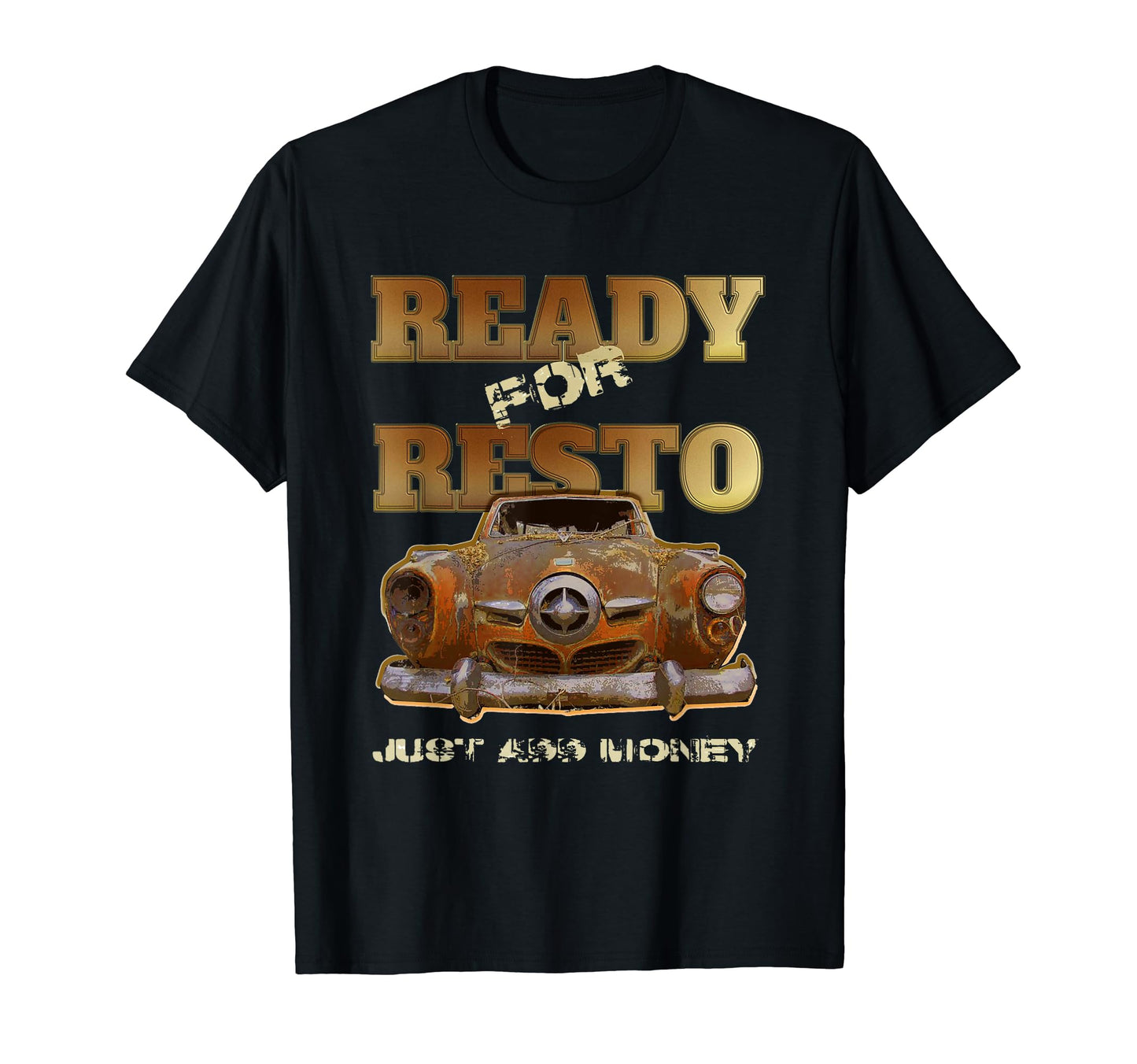 Studebaker Rm Auto Art Adults Black T-Shirt - Minimalist Print for Adults - T-Shirt, Sweatshirt, Hoodie