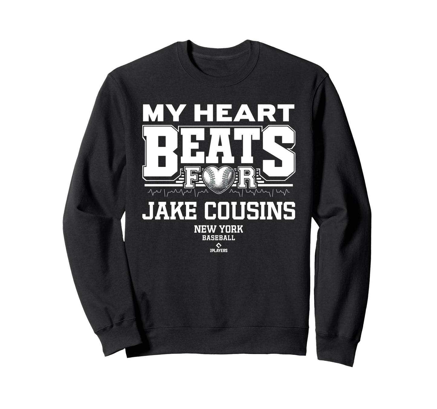 My Heart Beats Jake Cousins New Sweatshirt - Minimalist Print for Adults - T-Shirt, Sweatshirt, Hoodie