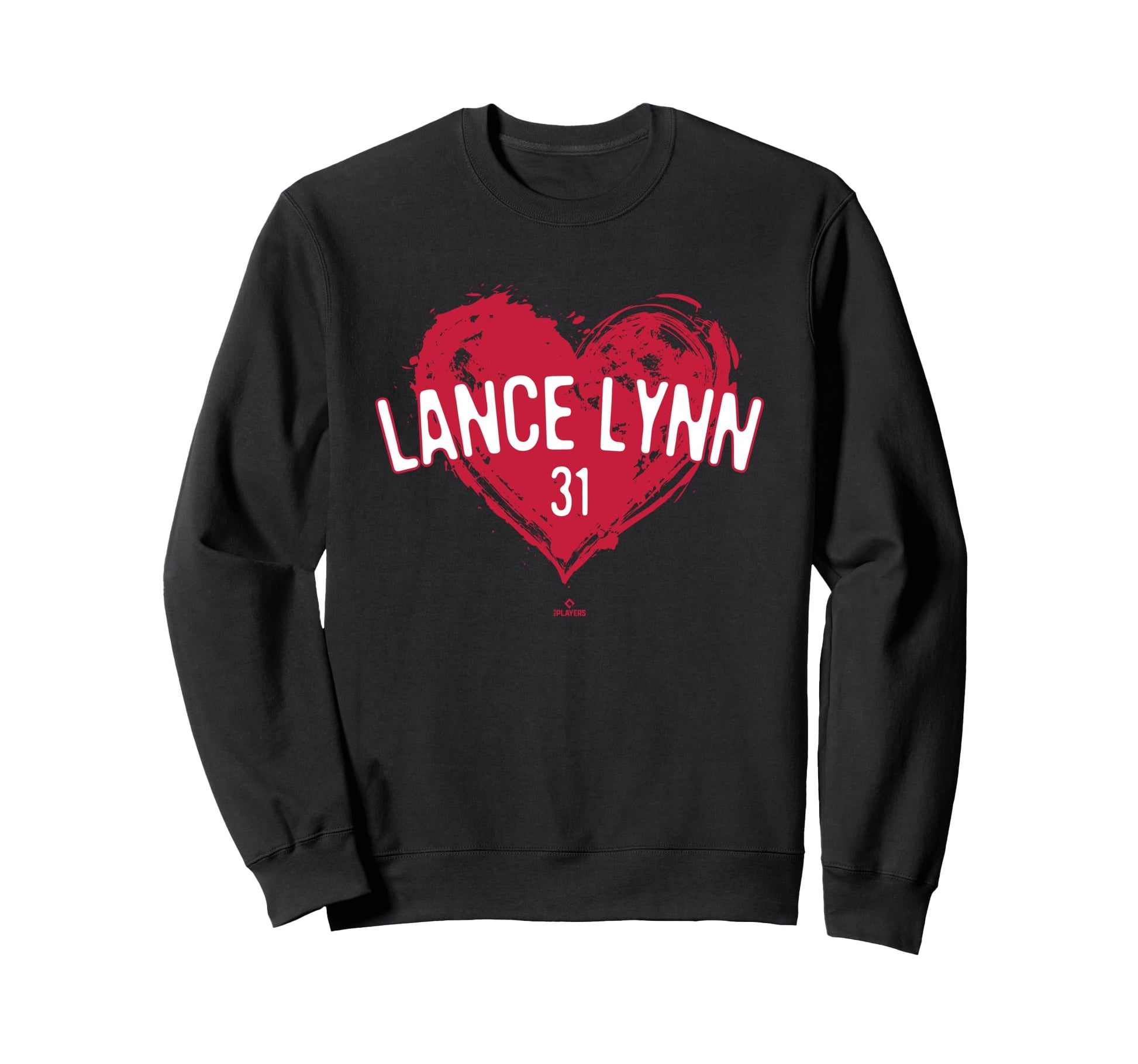 Distressed Heart Lance Lynn St Sweatshirt - Novelty Apparel for Adults - T-Shirt, Sweatshirt, Hoodie