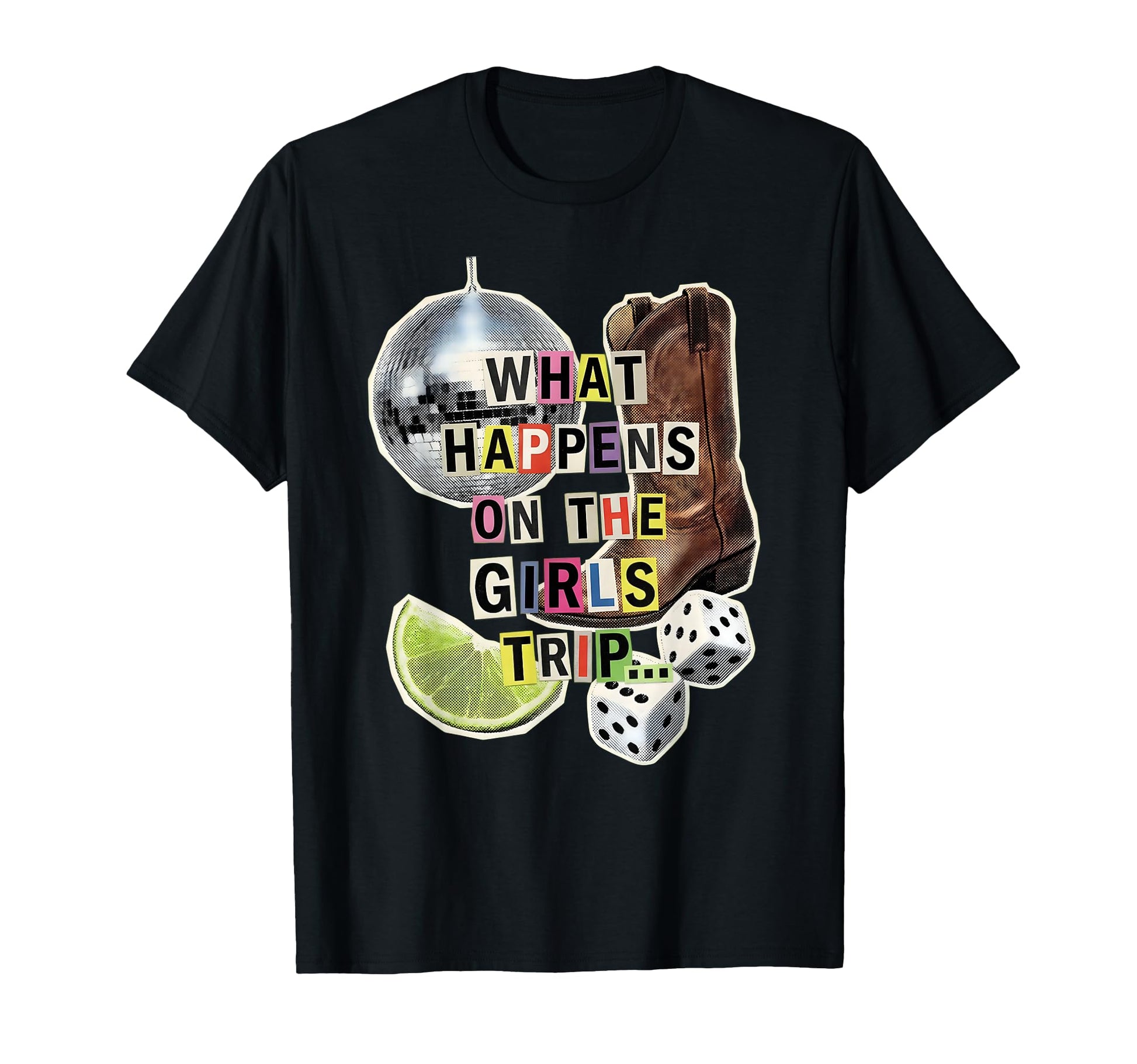 What Happens Trip Cowboy Boot Disco T-Shirt - Streetwear Style Men Women - T-Shirt, Sweatshirt, Hoodie