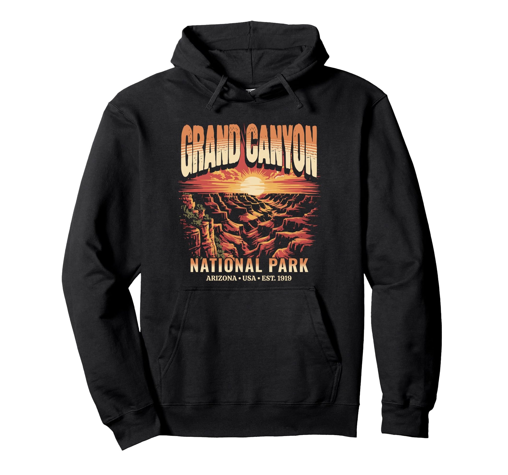 Grand Canyon National Park Arizona Usa Hoodie - Novelty Apparel for Adults - T-Shirt, Sweatshirt, Hoodie