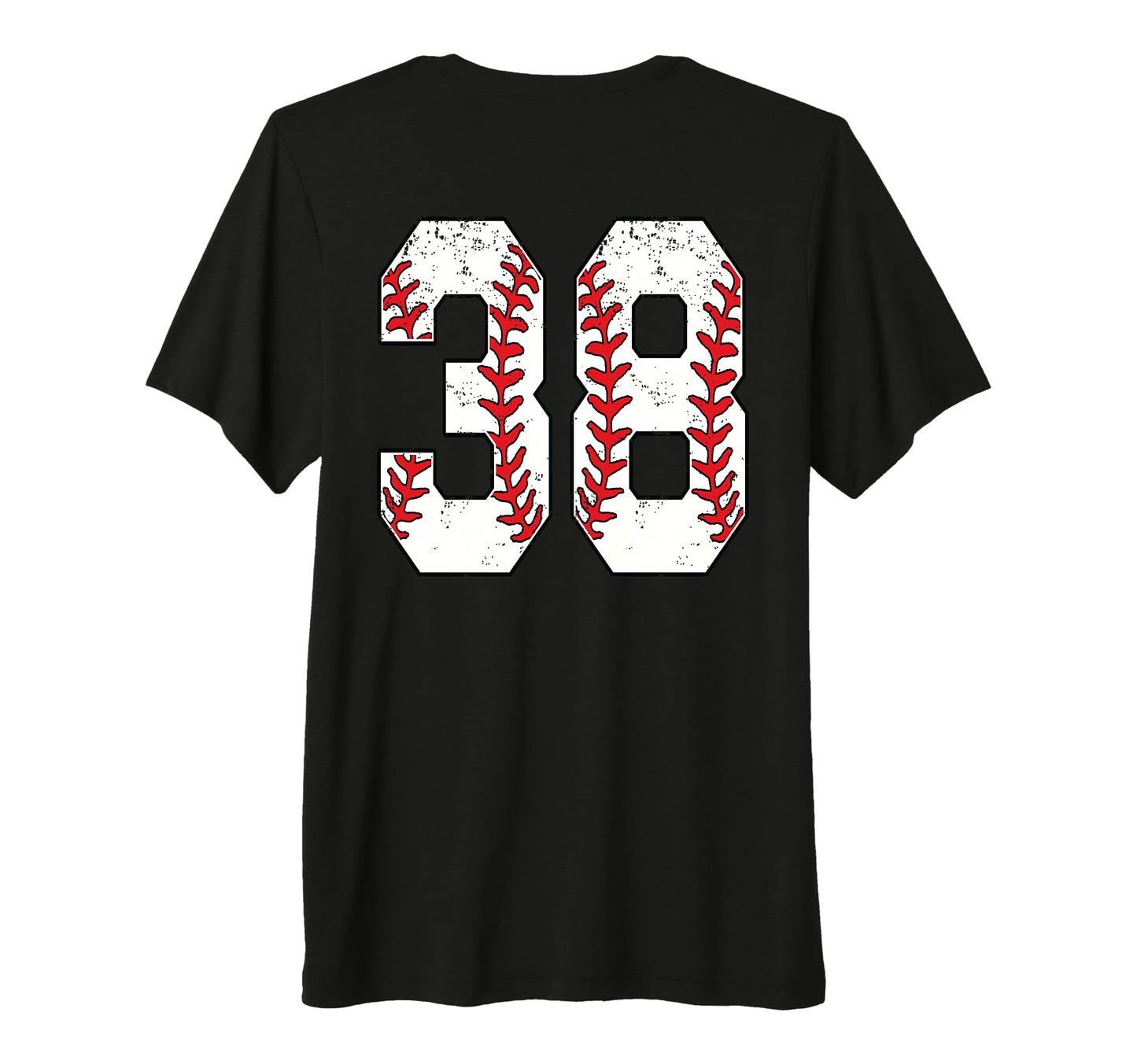 Number 38 Baseball Jersey Number 38 T-Shirt - Aesthetic Graphic for Adults - T-Shirt, Sweatshirt, Hoodie