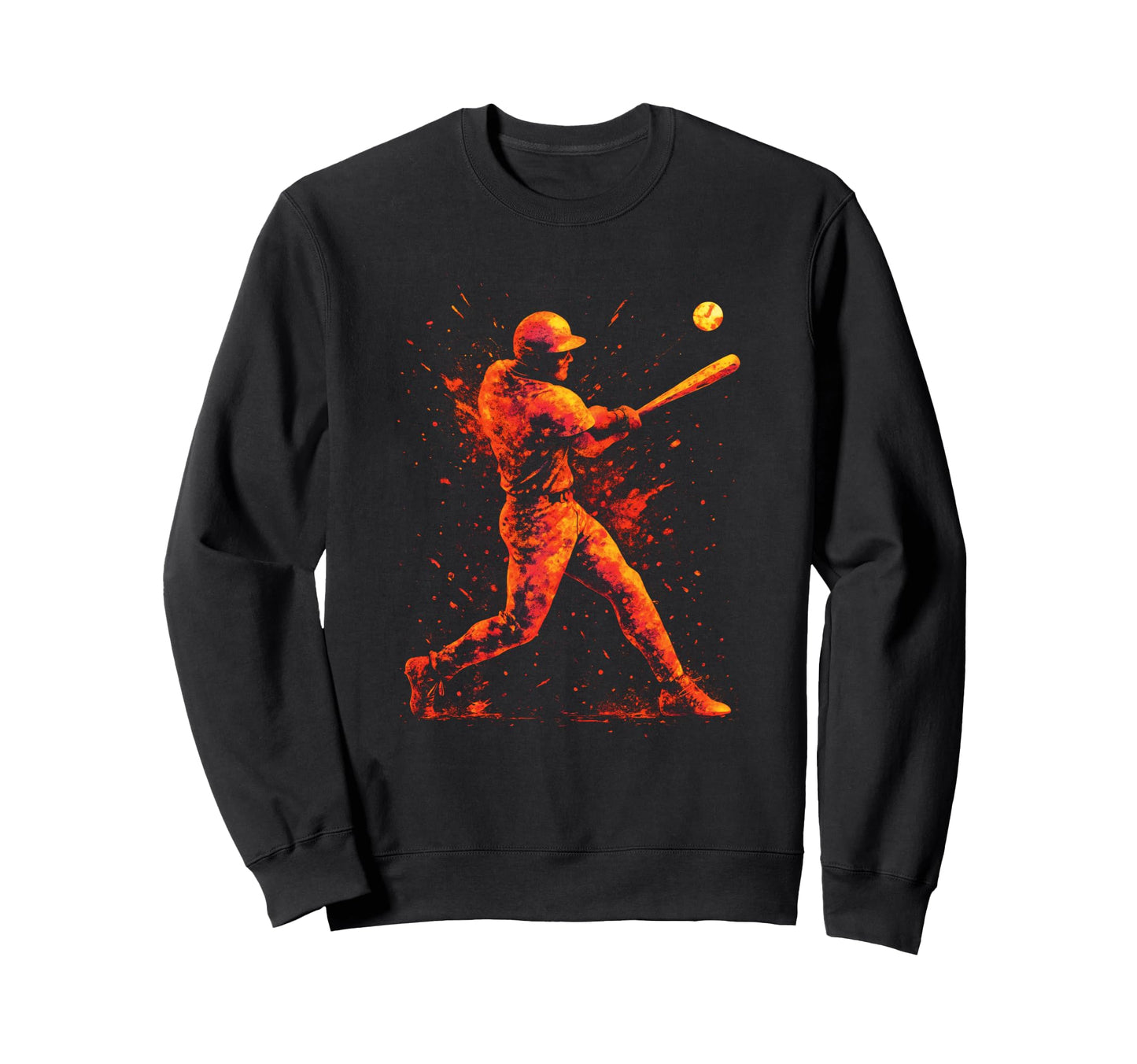 Baseball Sweatshirt - Casual Everyday Wear Unisex - T-Shirt, Sweatshirt, Hoodie