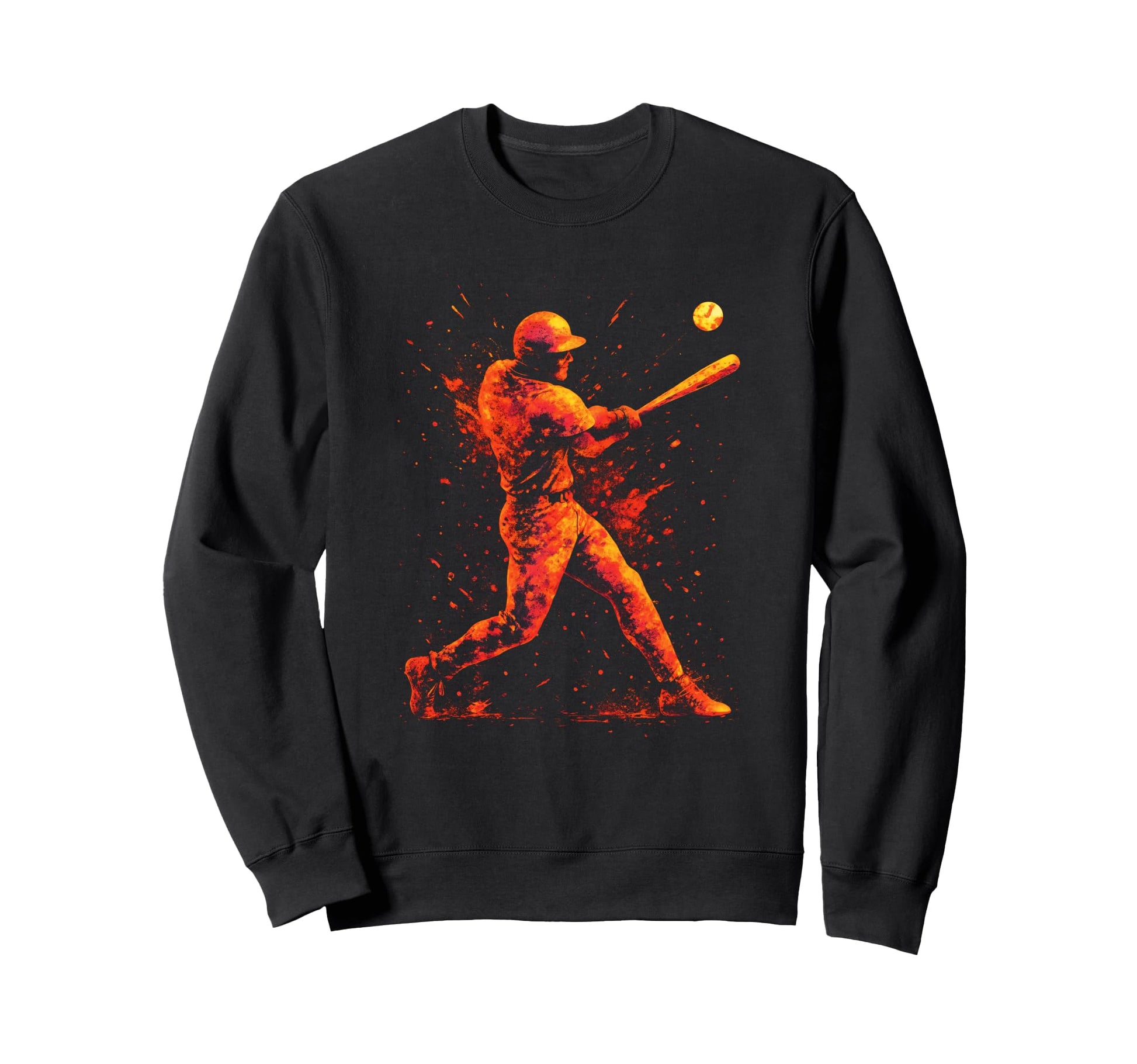 Baseball Sweatshirt - Casual Everyday Wear Unisex - T-Shirt, Sweatshirt, Hoodie