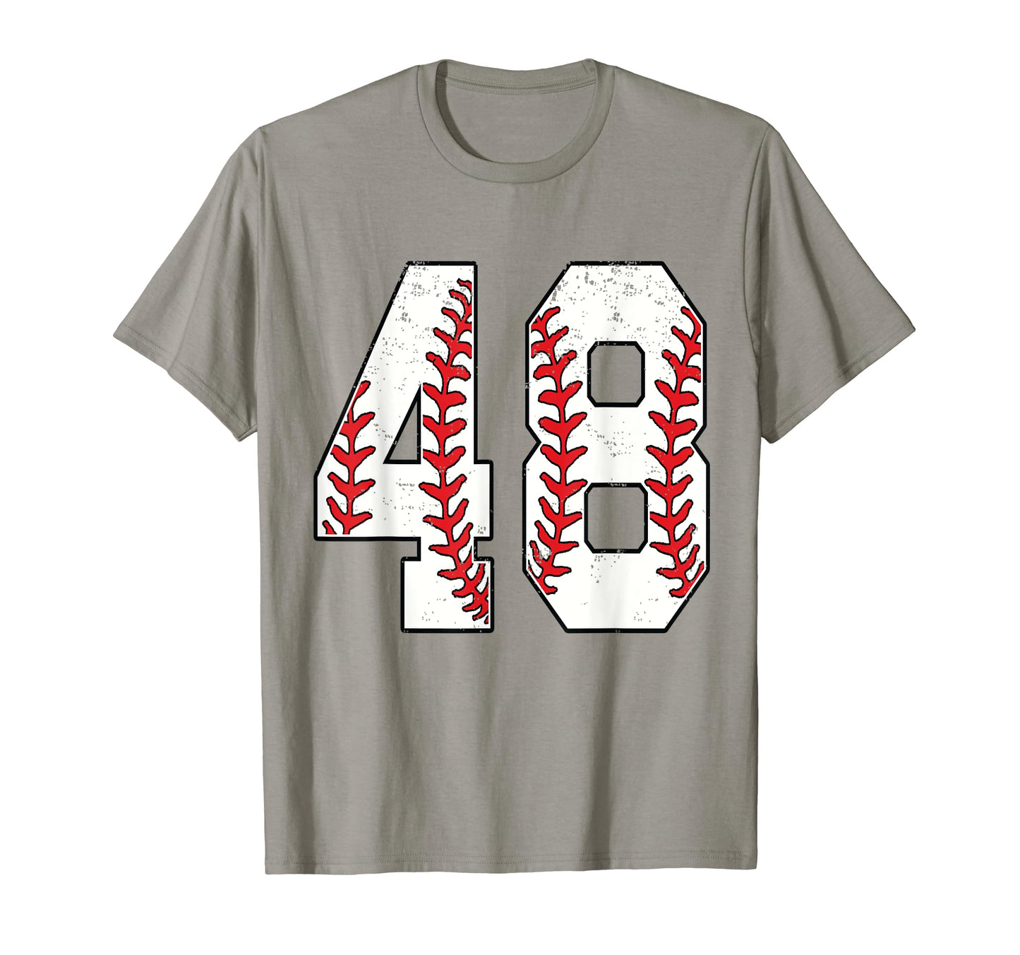 Number 48 Baseball 48 Jersey Number T-Shirt - Trendy Graphic Men Women - T-Shirt, Sweatshirt, Hoodie