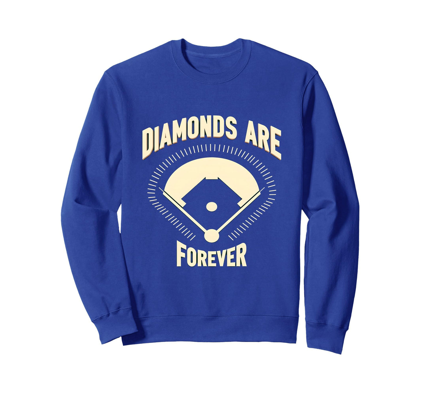 Diamonds Are Forever Softball Lover Sweatshirt - Unique Graphic Men Women - T-Shirt, Sweatshirt, Hoodie
