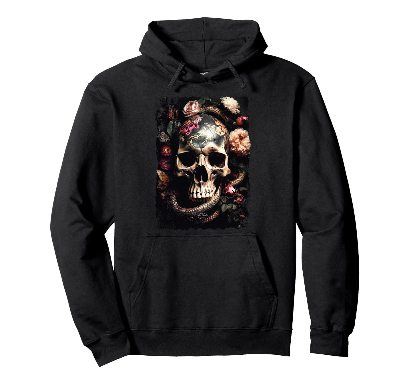 Aesthetic Streetwear Skull Hoodie - Fun Novelty Design Men Women - T-Shirt, Sweatshirt, Hoodie