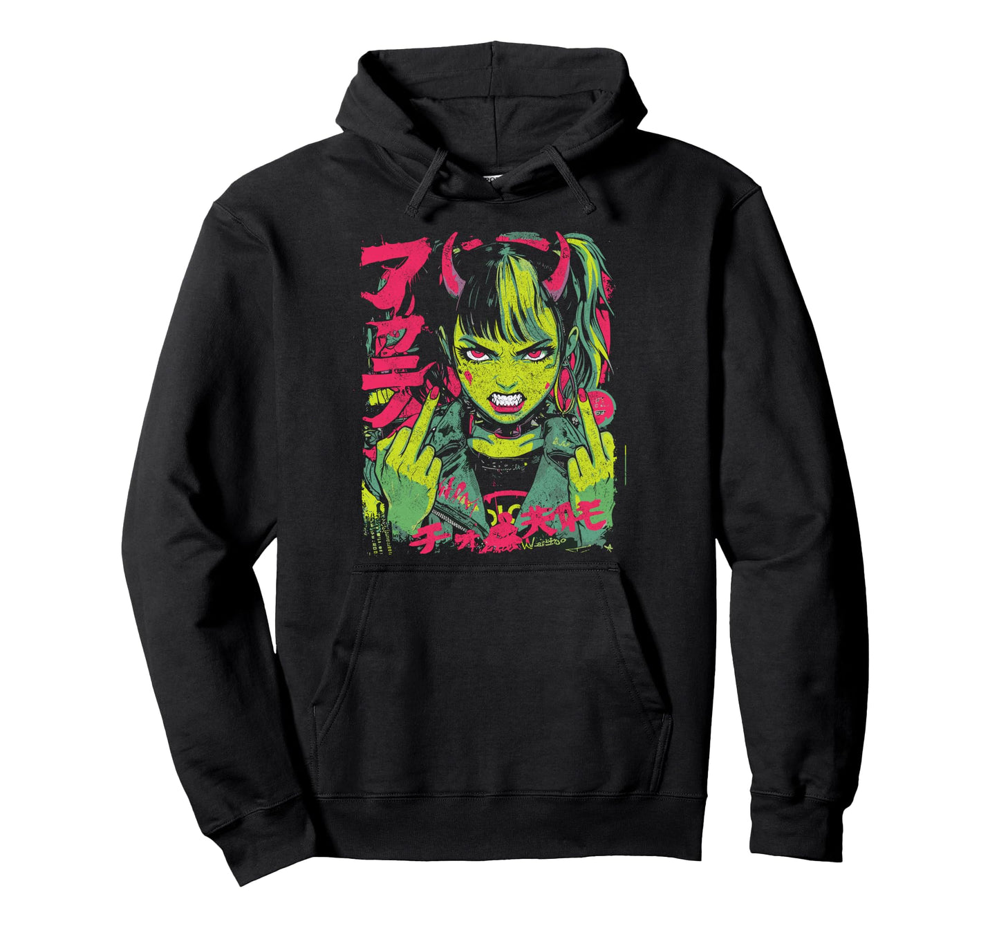 Japanese Streetwear Horror Gothic Hoodie - Graphic Print Men Women - T-Shirt, Sweatshirt, Hoodie