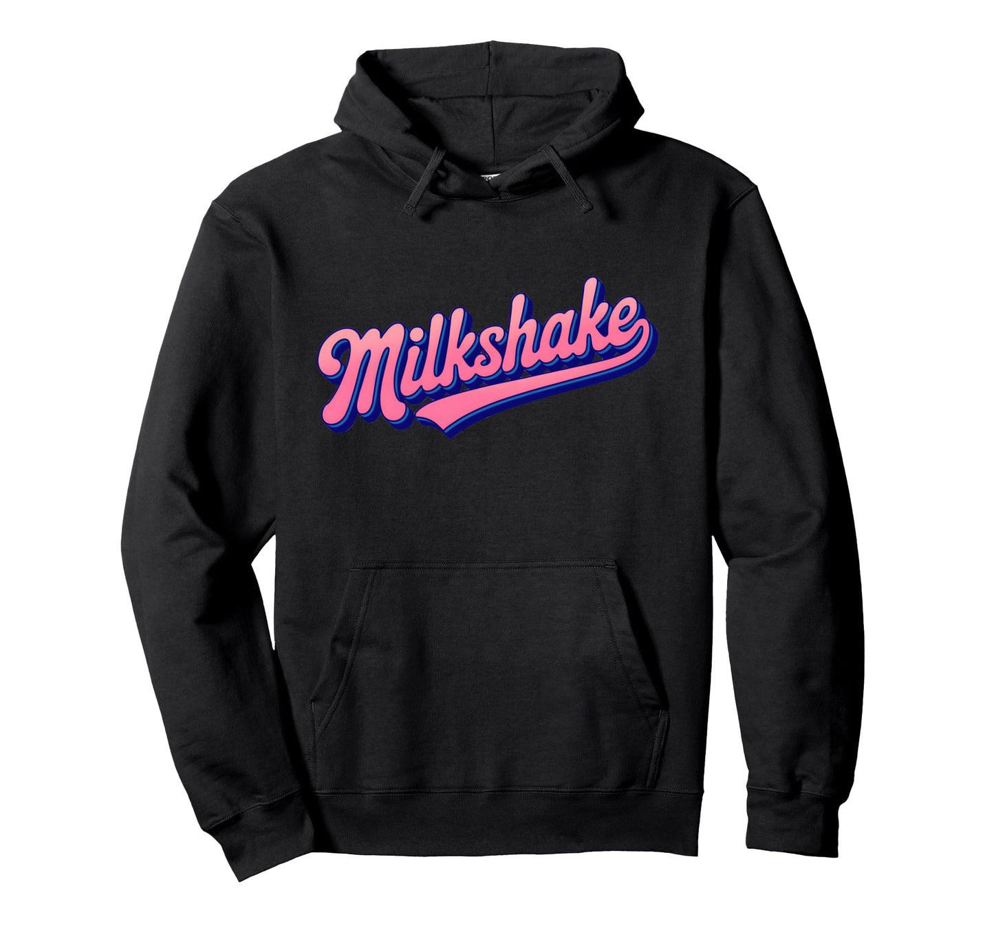 Milkshake Playful Typography Attitude Hoodie - Streetwear Style Men Women - T-Shirt, Sweatshirt, Hoodie