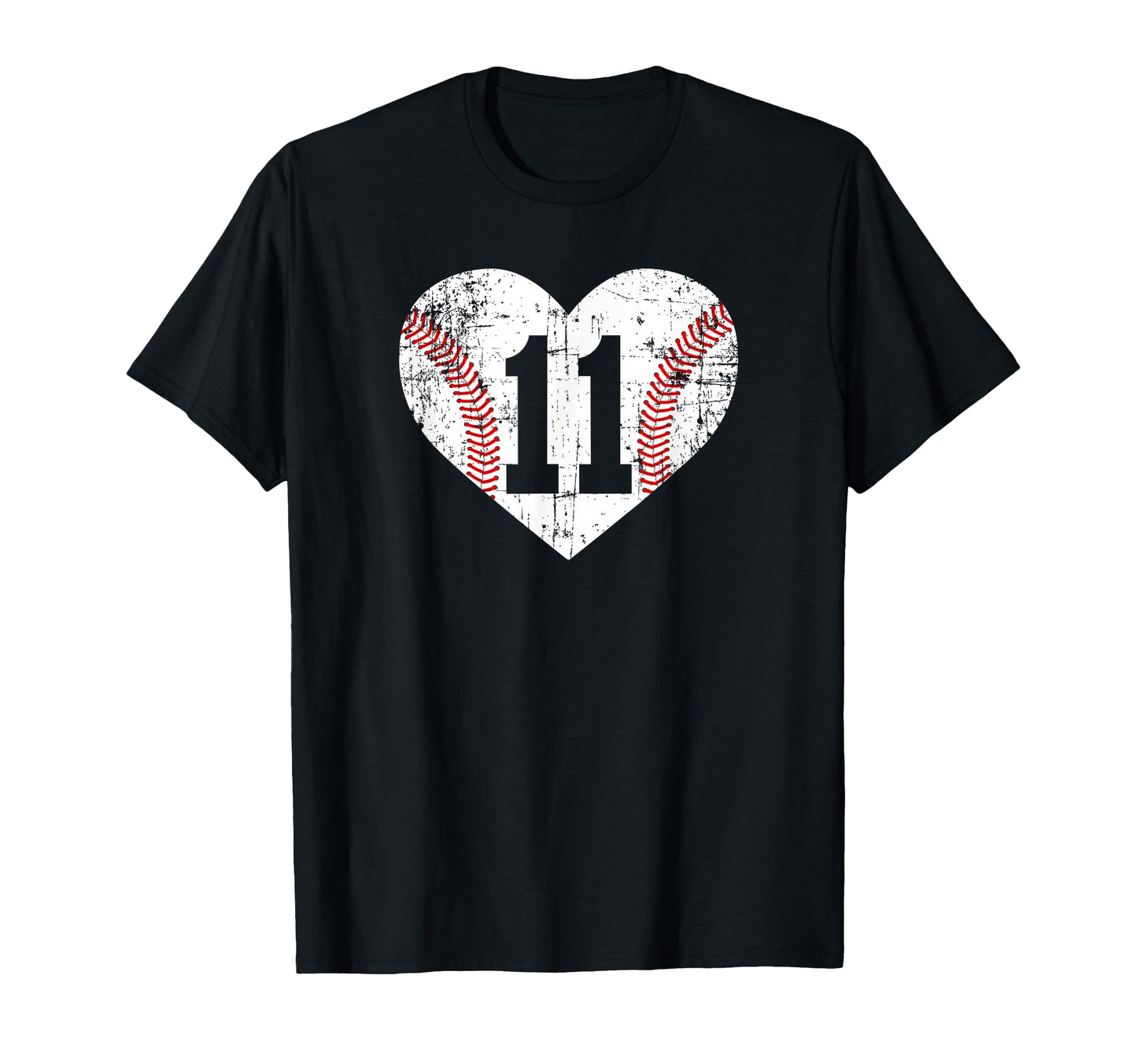 Baseball 11 Jersey Number T-Shirt - Trendy Graphic Men Women - T-Shirt, Sweatshirt, Hoodie