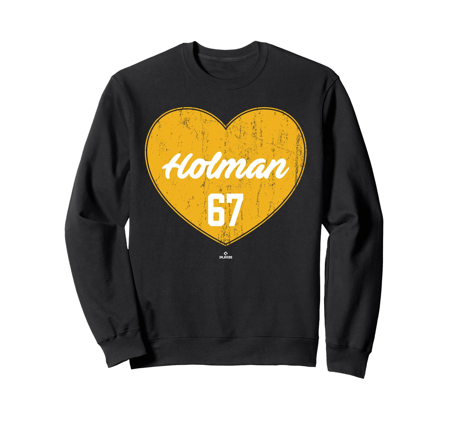 Distressed Heart Grant Holman Sweatshirt - Casual Everyday Wear for Adults - T-Shirt, Sweatshirt, Hoodie