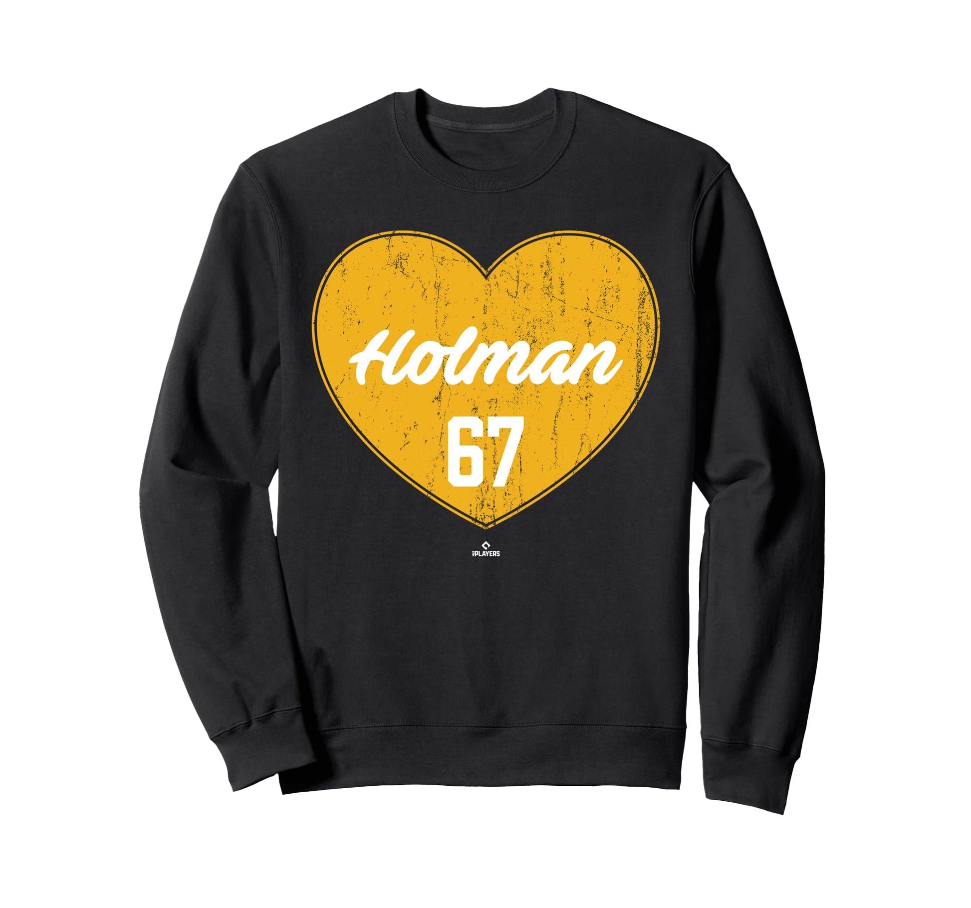 Distressed Heart Grant Holman Sweatshirt - Casual Everyday Wear for Adults - T-Shirt, Sweatshirt, Hoodie