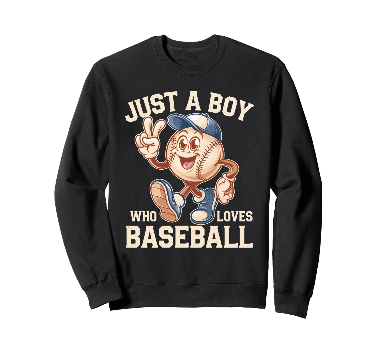 Just Who Loves Baseball Game Sweatshirt - Novelty Apparel for Adults - T-Shirt, Sweatshirt, Hoodie