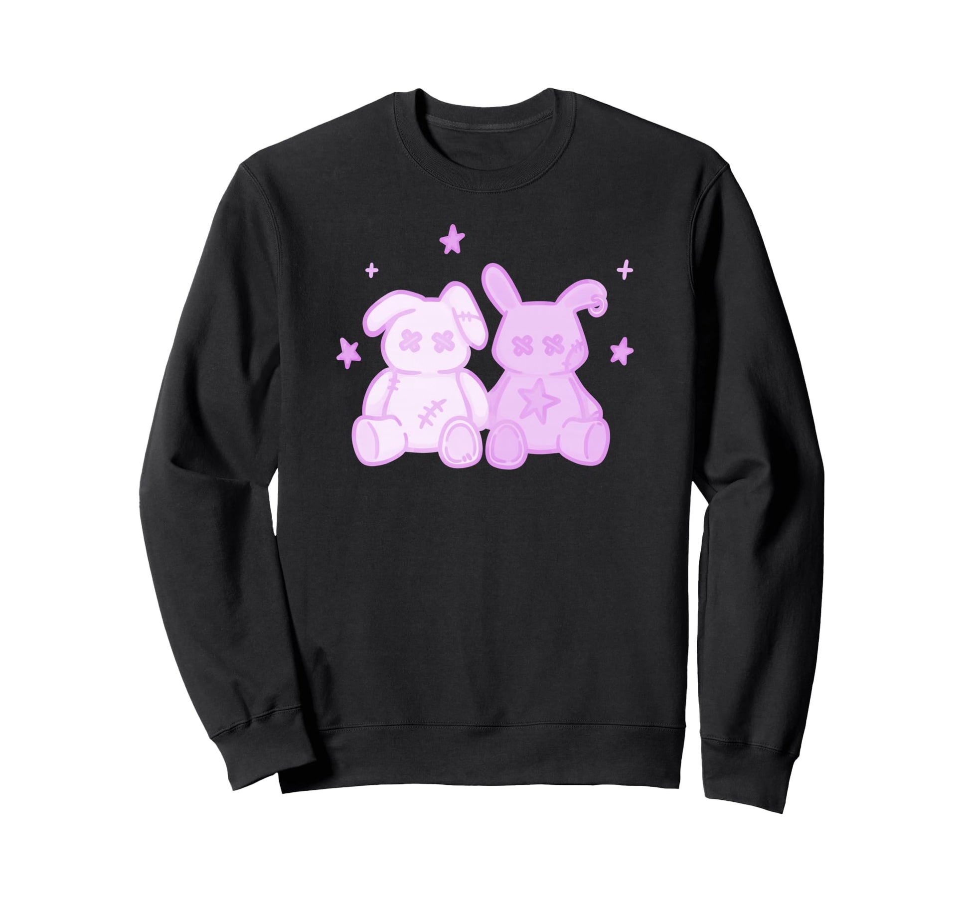 Y2K Creepy Harajuku Pastel Goth Doll Sweatshirt - Aesthetic Graphic Unisex - T-Shirt, Sweatshirt, Hoodie