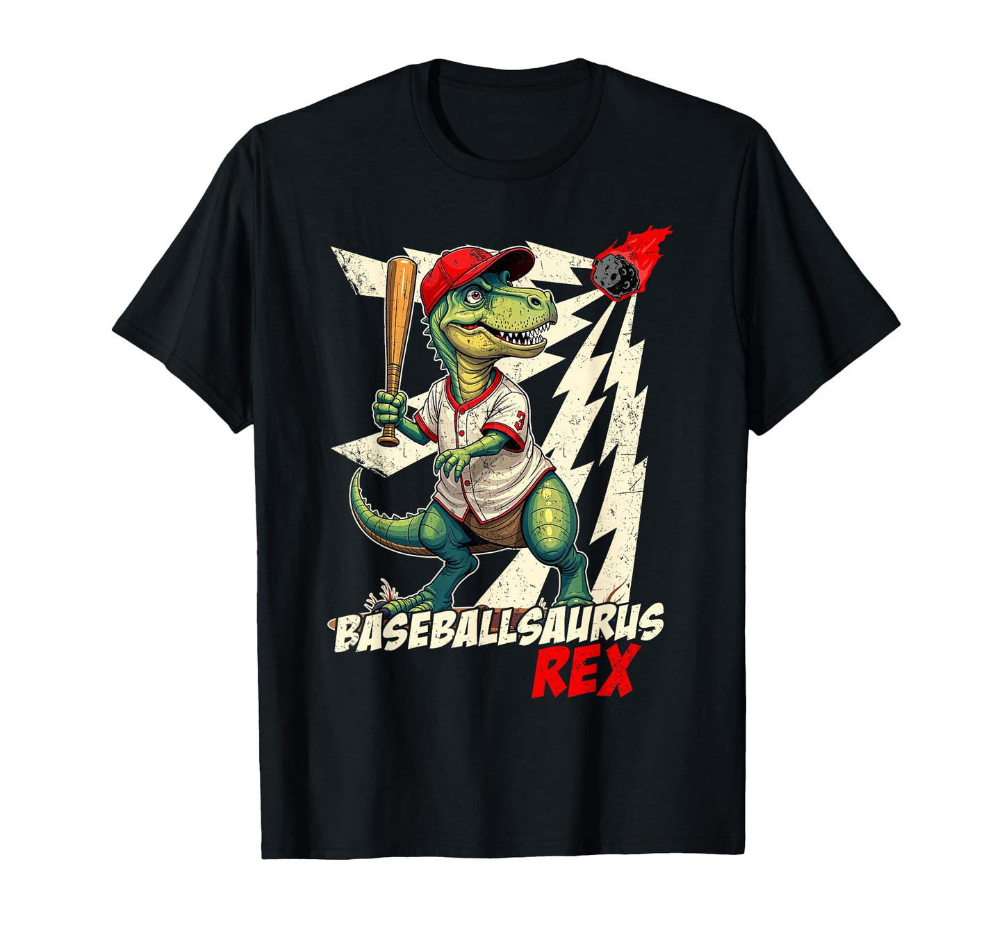 Funny Baseballsaurus Rex Baseball T-Shirt - Trendy Graphic for Adults - T-Shirt, Sweatshirt, Hoodie