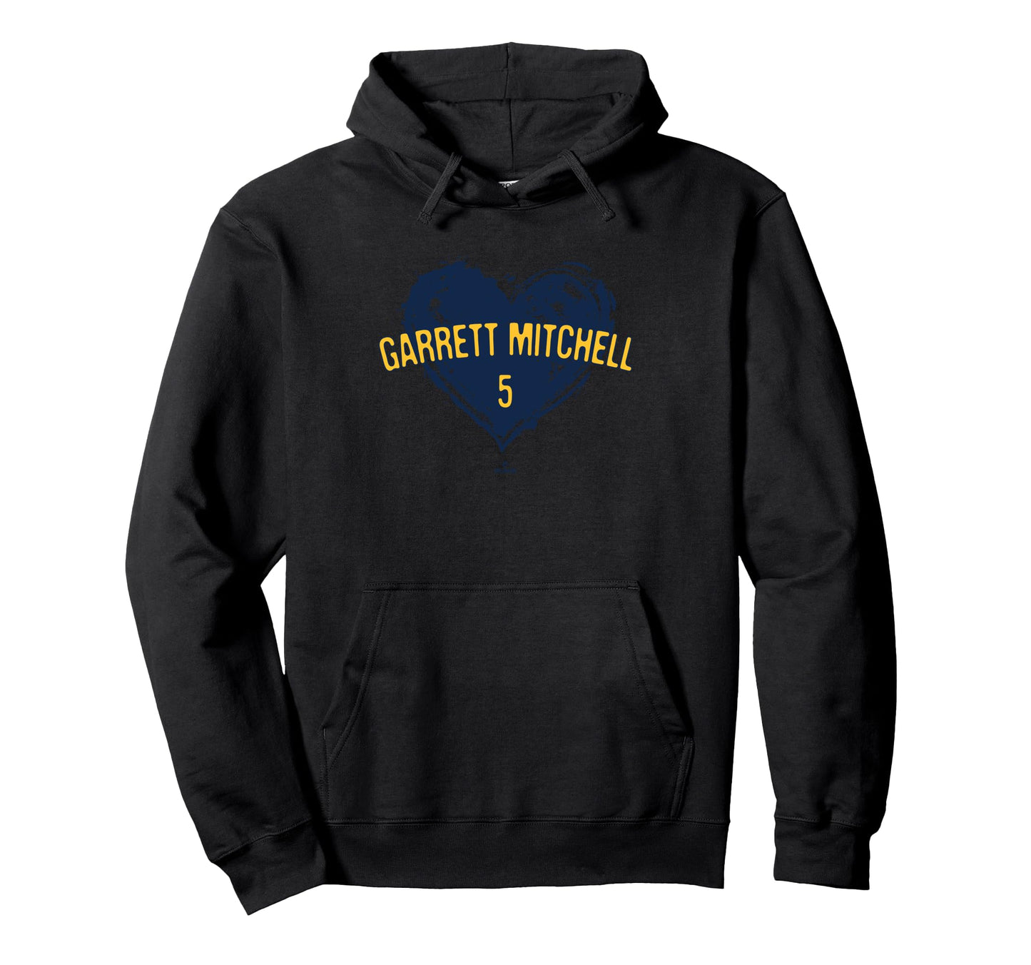 Distressed Heart Garrett Mitchell Hoodie - Minimalist Print Men Women - T-Shirt, Sweatshirt, Hoodie