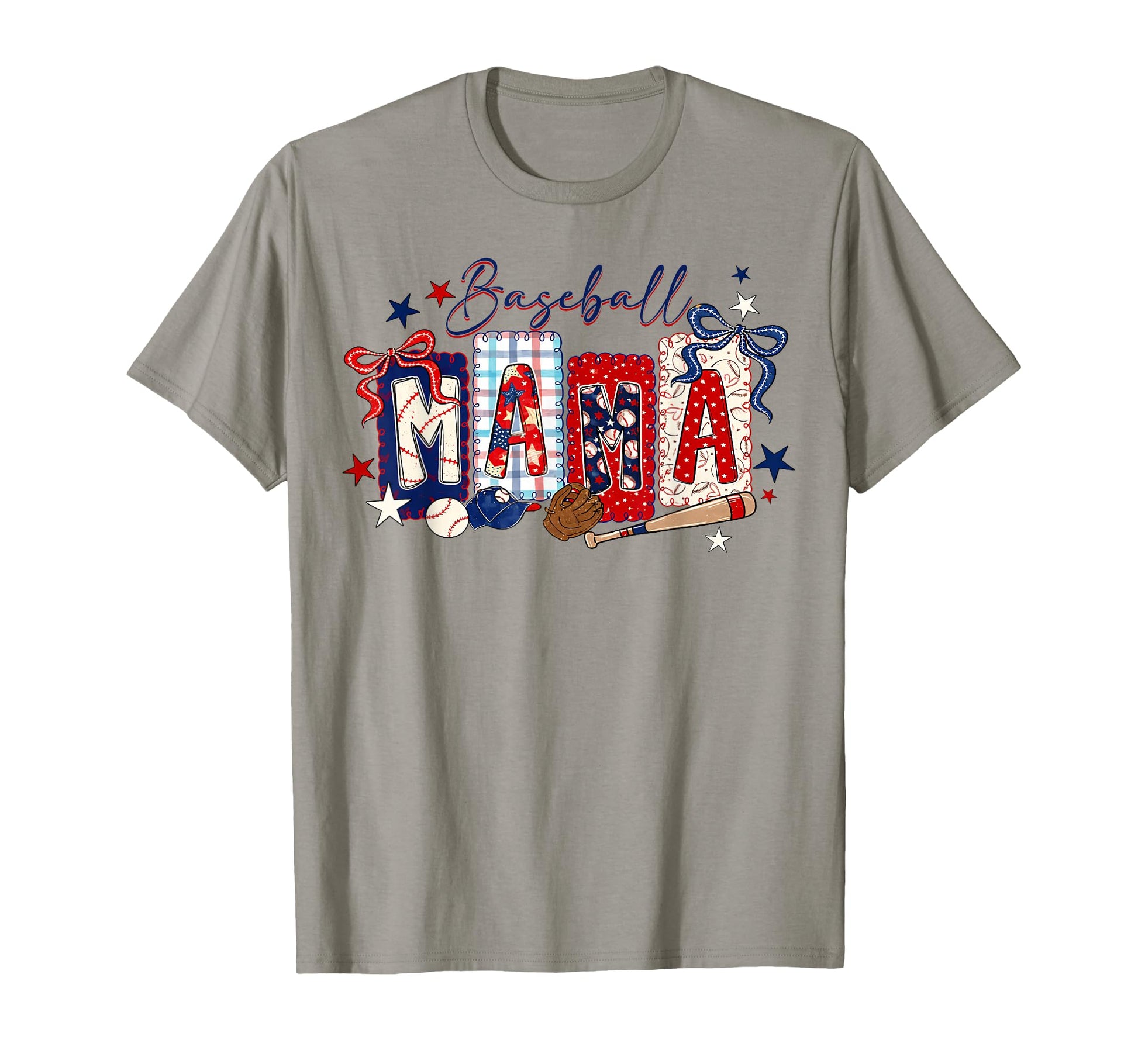 Checkered Baseball Mama Checkered T-Shirt - Casual Everyday Wear Unisex - T-Shirt, Sweatshirt, Hoodie