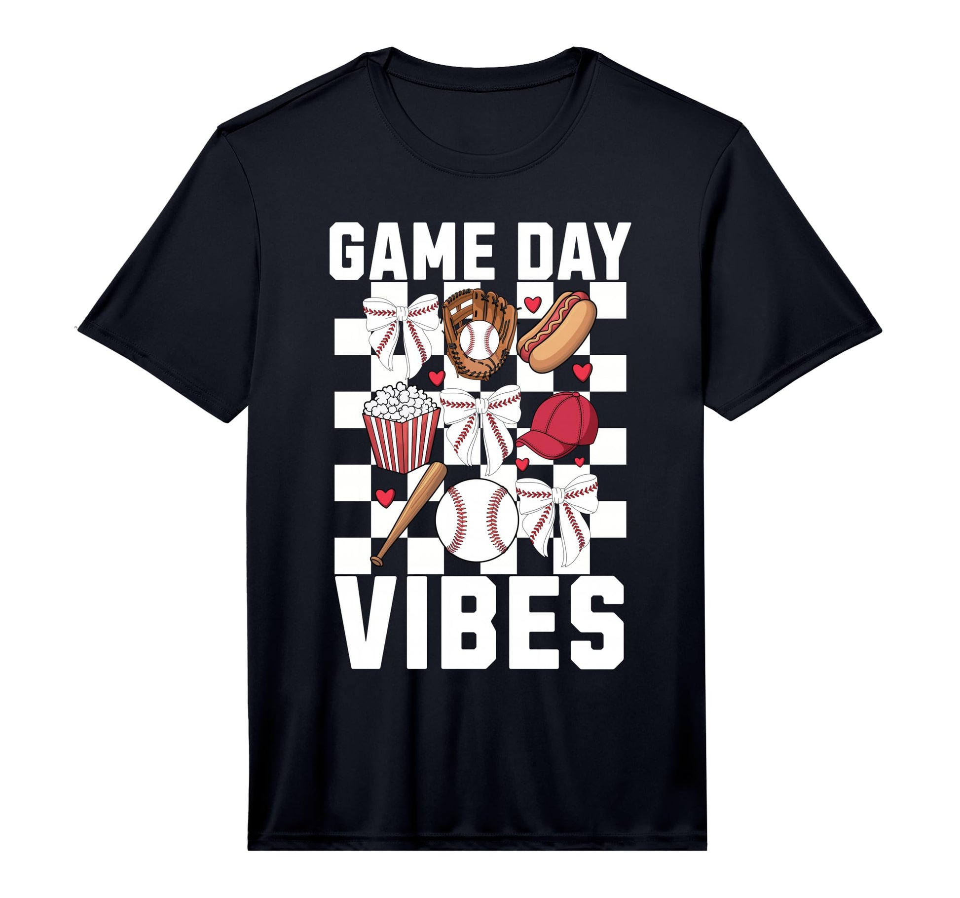 Game Day Vibes Coquette Bow T-Shirt - Aesthetic Graphic for Adults - T-Shirt, Sweatshirt, Hoodie