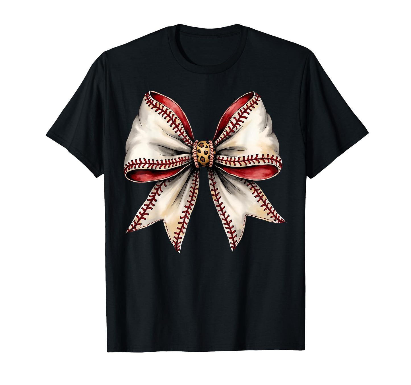 Baseball Mom Coquette White Bow Game T-Shirt - Novelty Apparel for Adults - T-Shirt, Sweatshirt, Hoodie