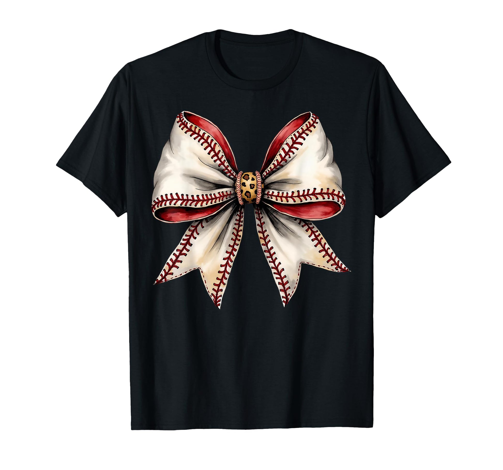 Baseball Mom Coquette White Bow Game T-Shirt - Novelty Apparel for Adults - T-Shirt, Sweatshirt, Hoodie